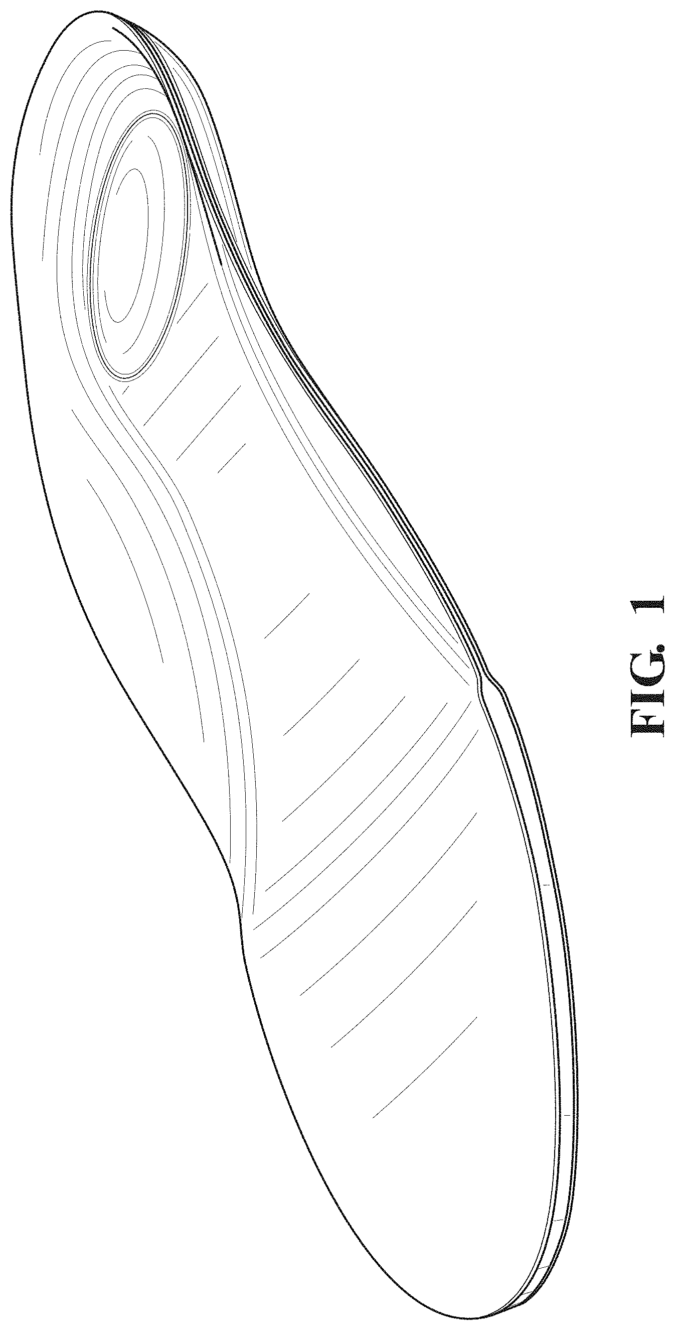 Patent USD1001454 Figure 1 – Insole