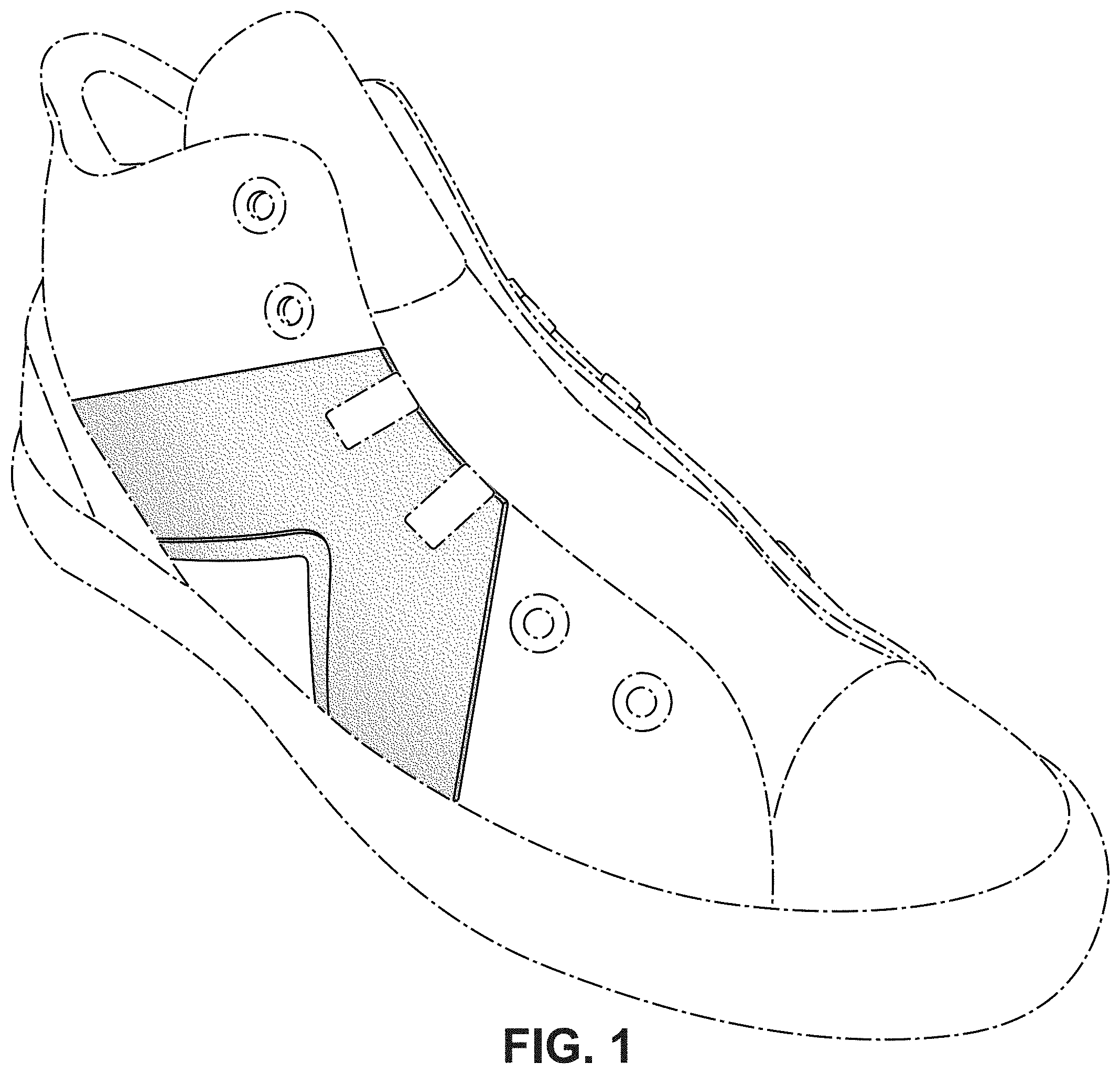 Patent USD1001457 — Shoe — Figure 1