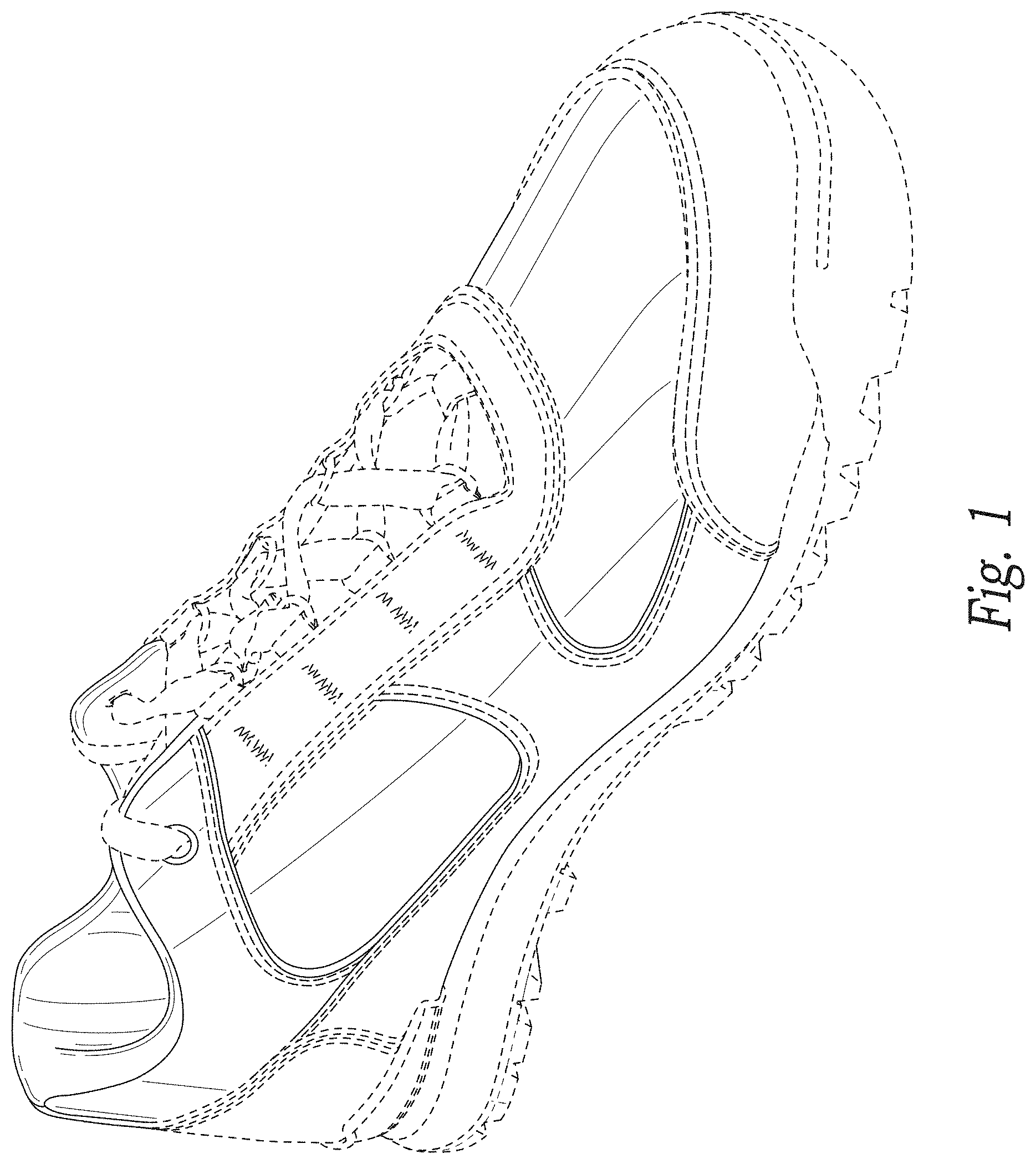 Patent USD1001459 — Shoe — Figure 1