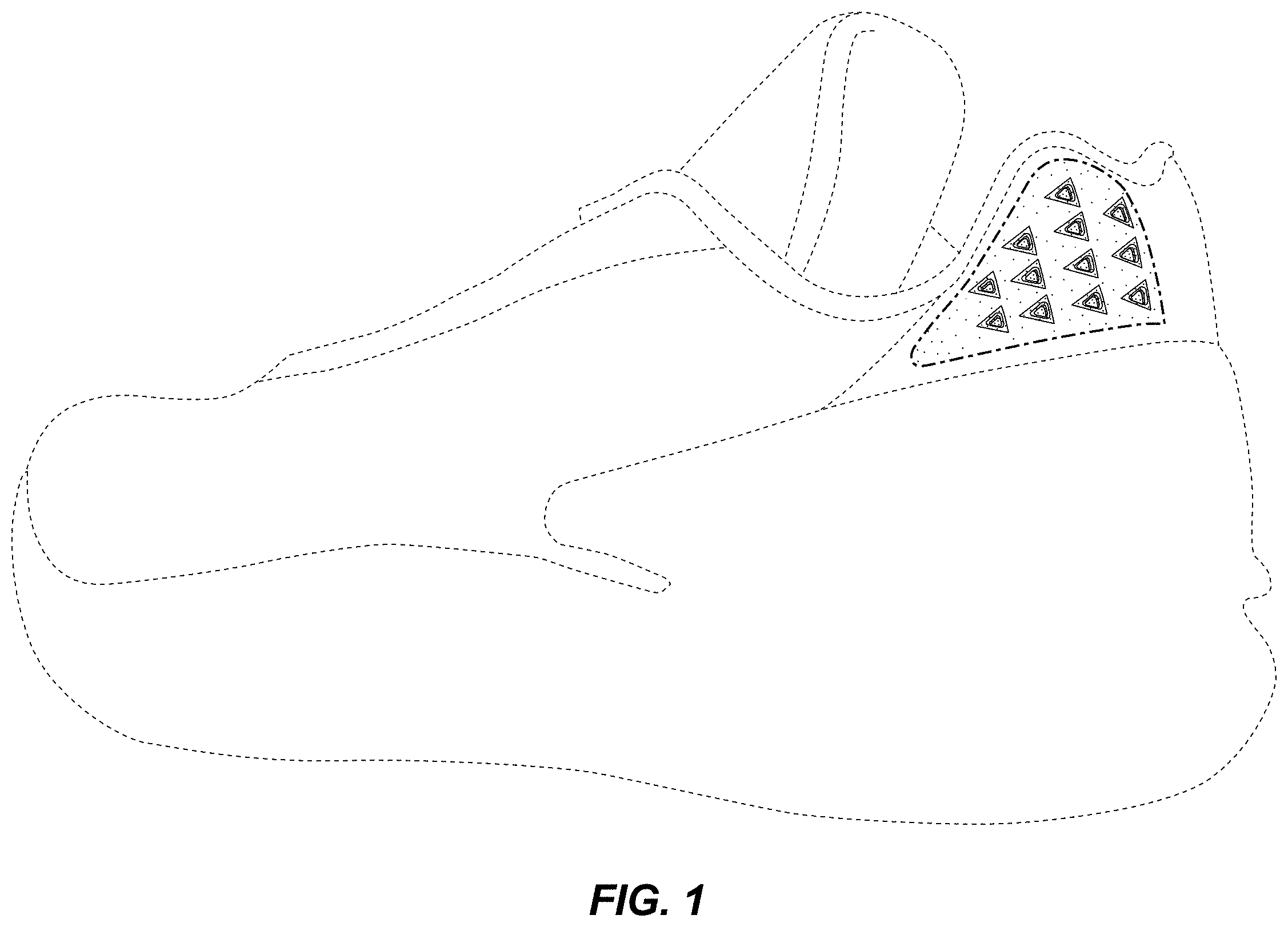 Patent USD1001463 — Shoe — Figure 1