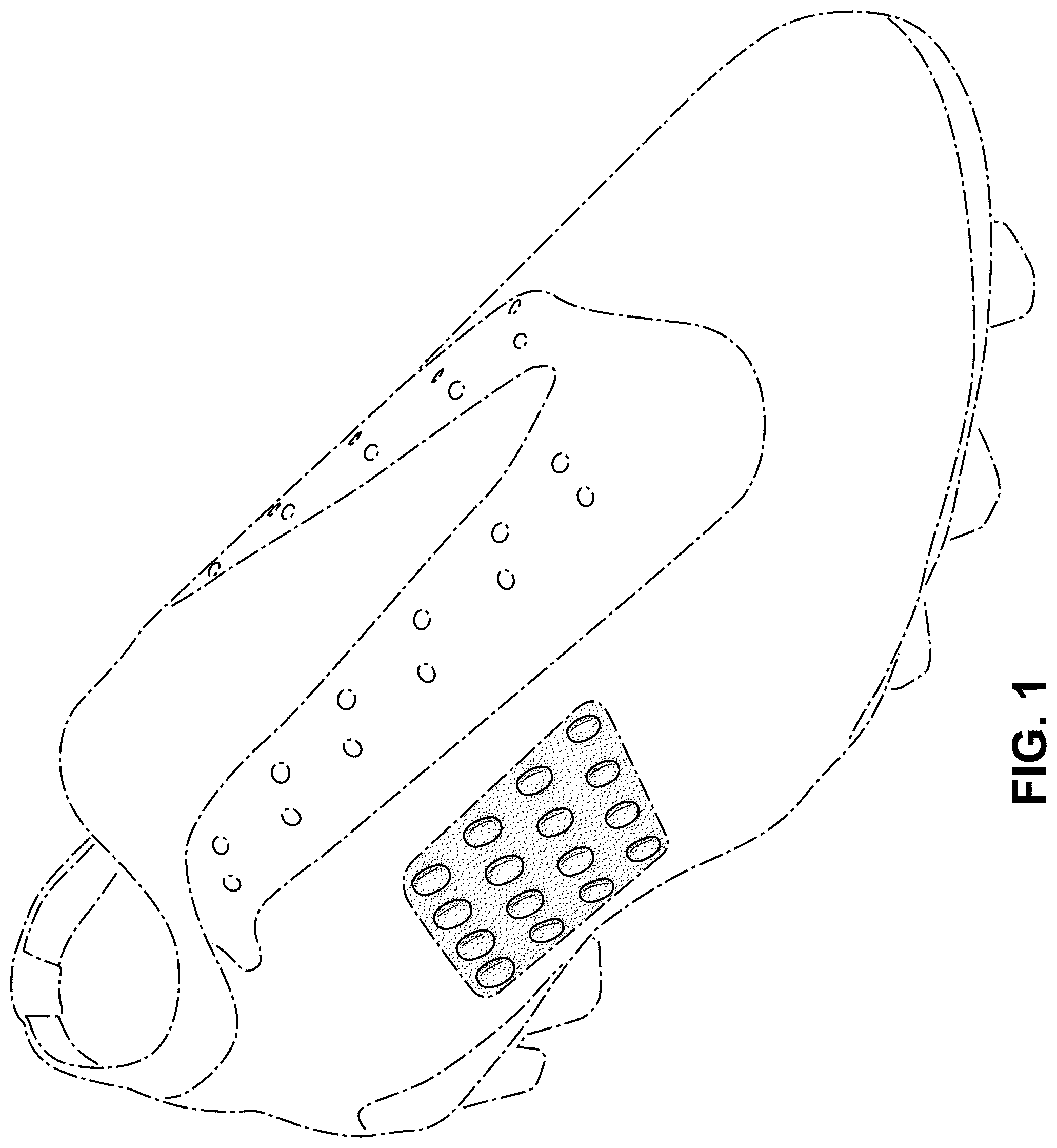 Patent USD1001468 — Shoe — Figure 1