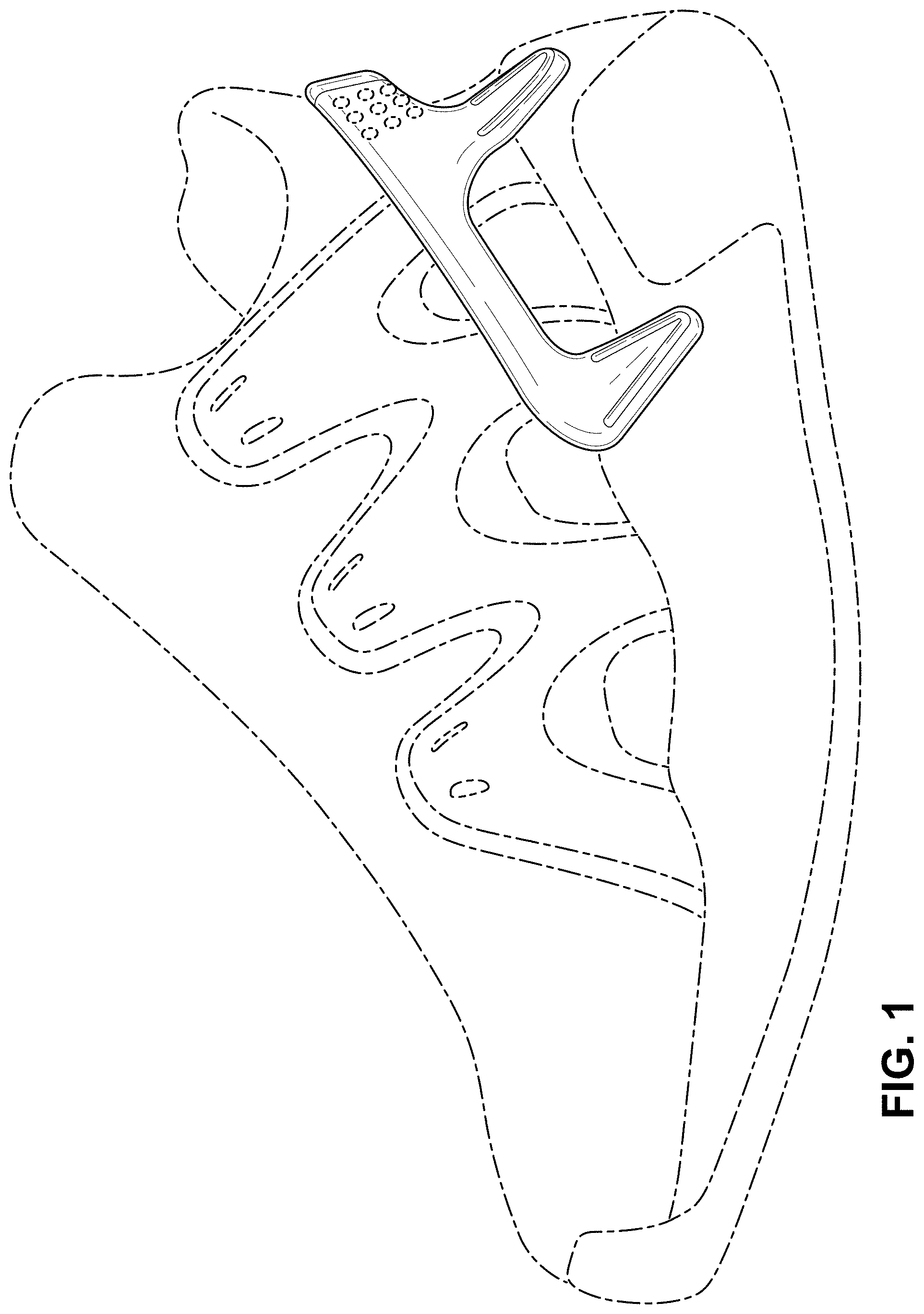 Patent USD1001473 — Shoe — Figure 1