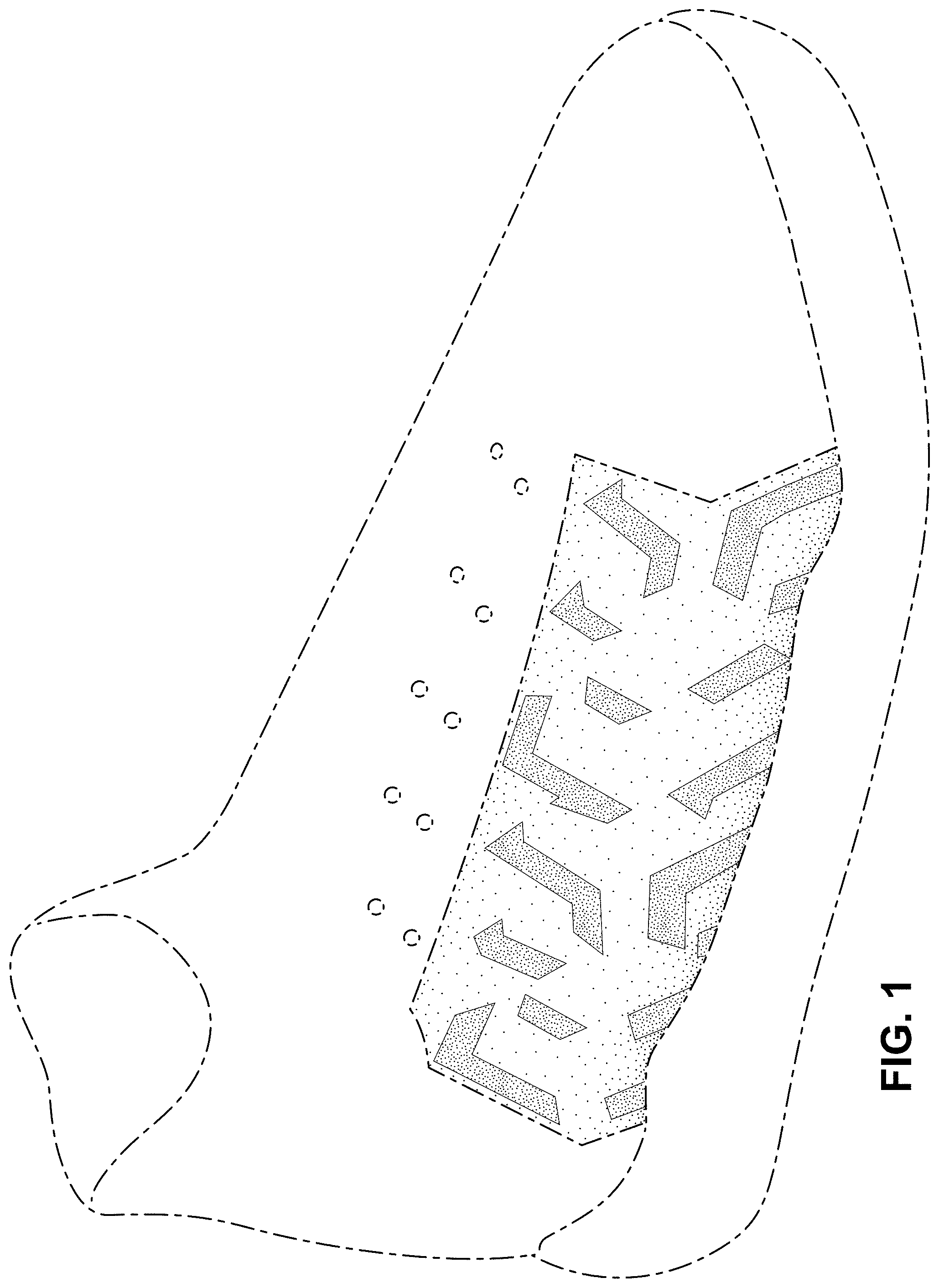 Patent USD1001476 — Shoe — Figure 1