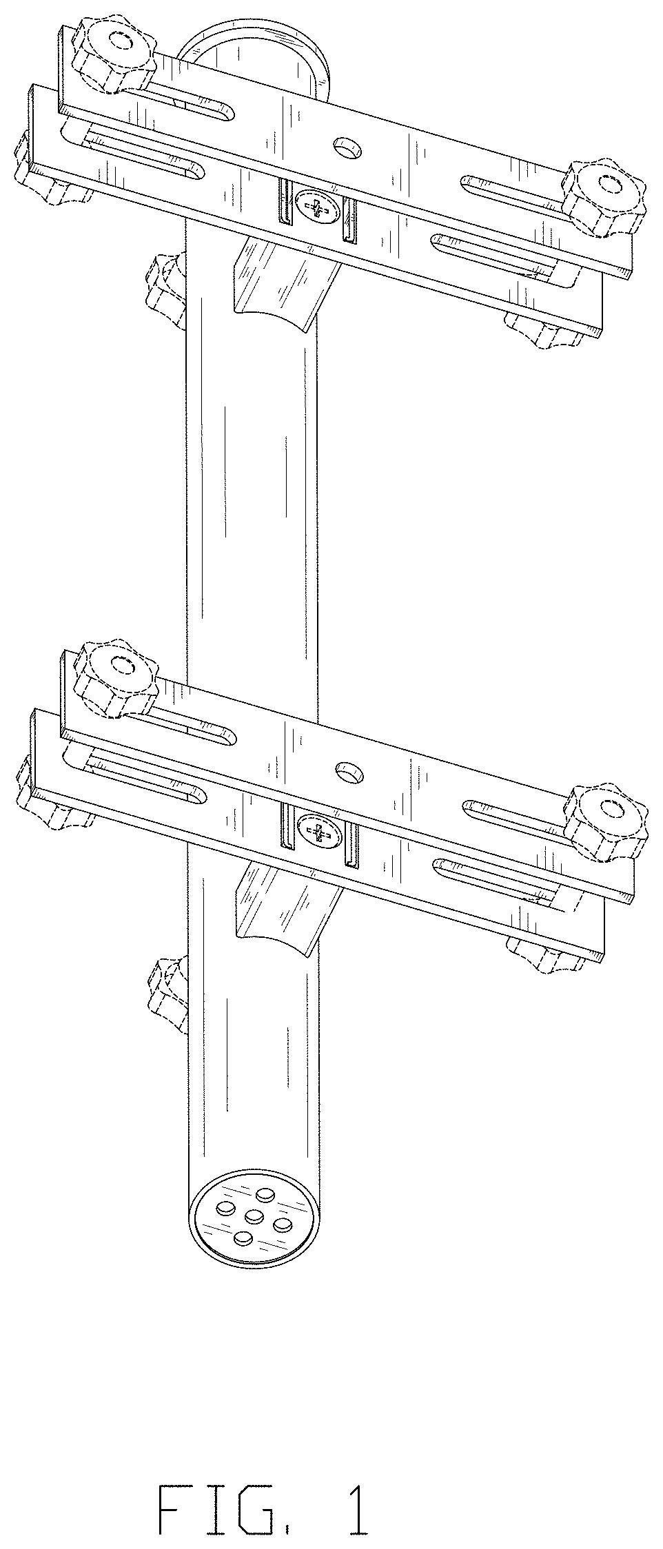 Patent USD1001481 — Umbrella base bracket — Figure 1