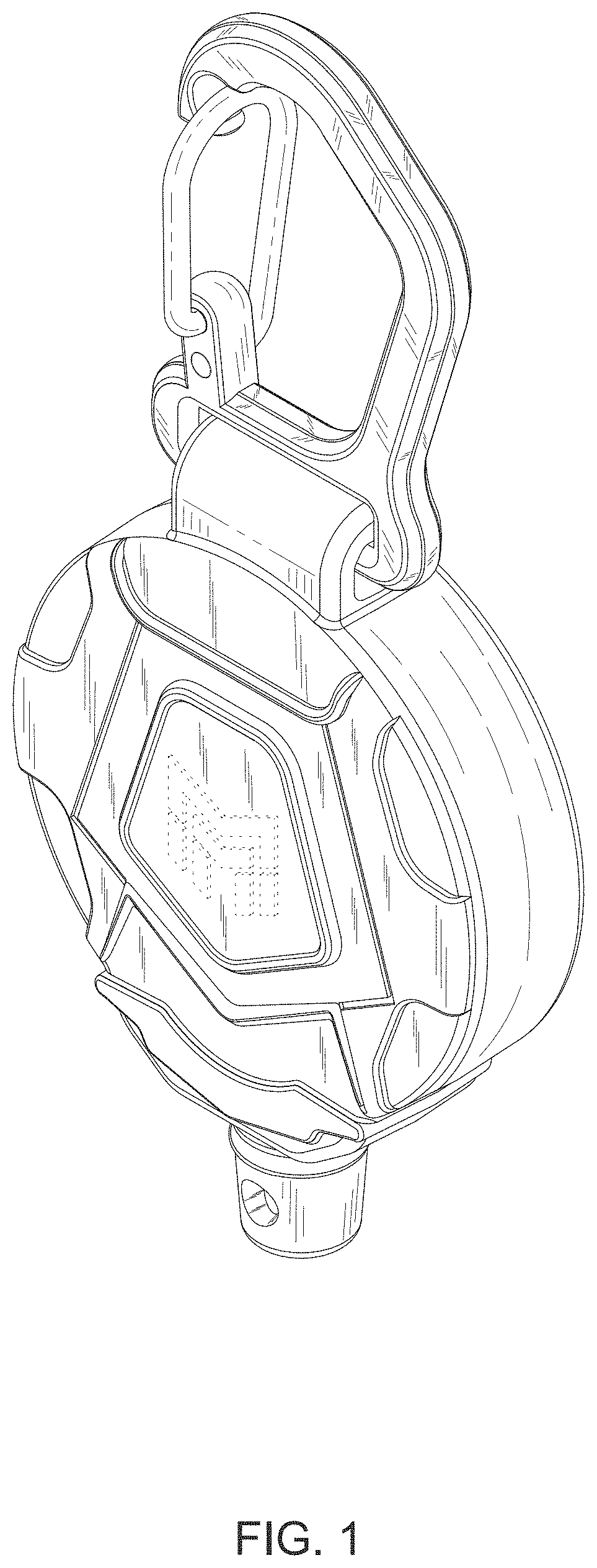 Patent USD1001489 — Retractable keychain — Figure 1