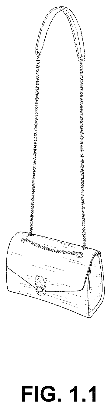 Patent USD1001492 Figure 1 – Bag