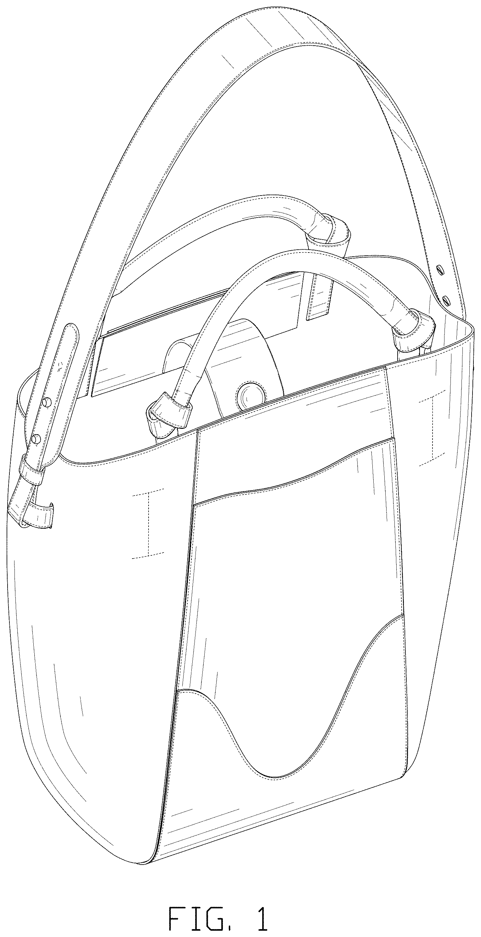 Patent USD1001494 — Bucket bag — Figure 1