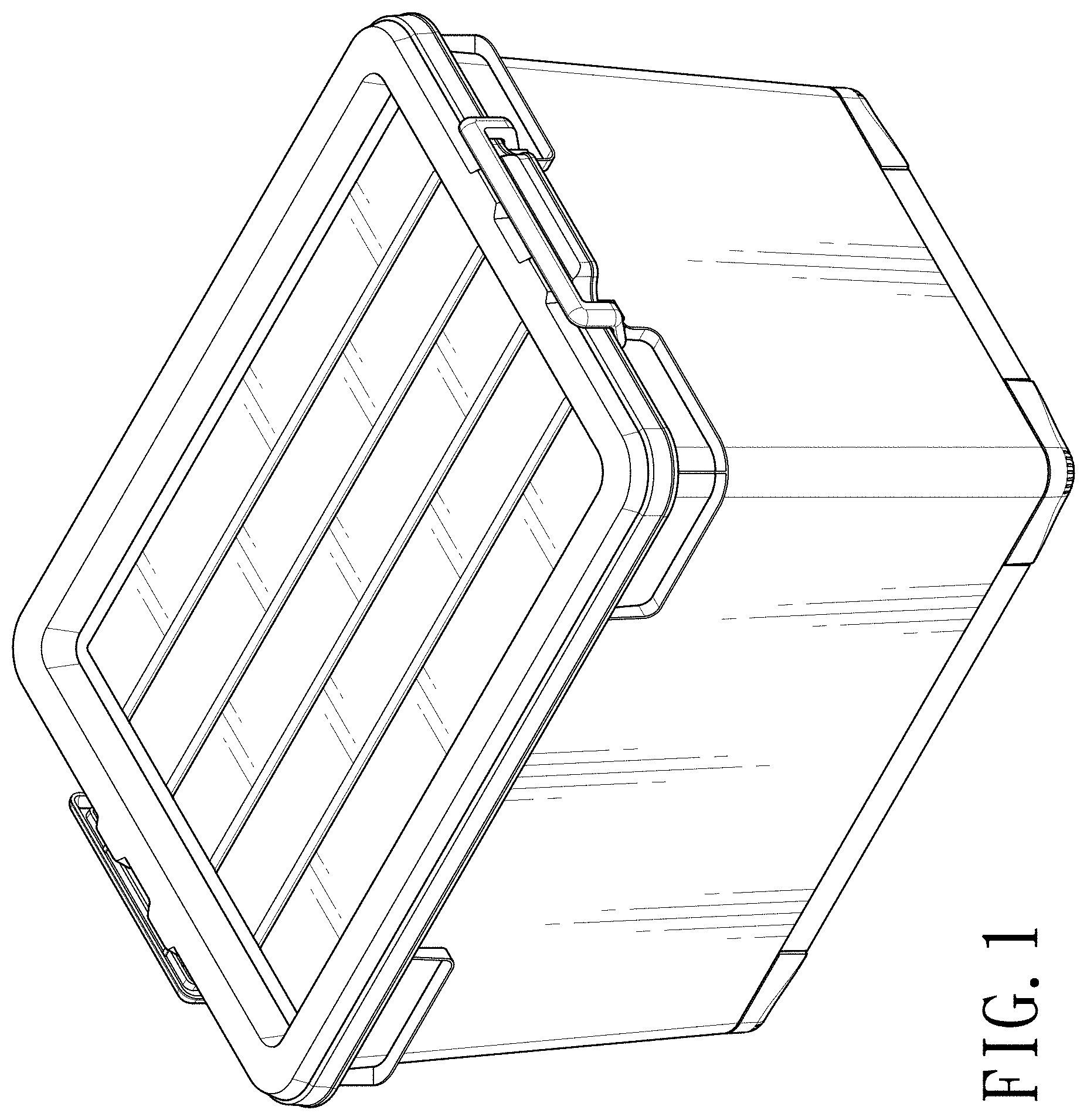 Patent USD1001497 — Container — Figure 1