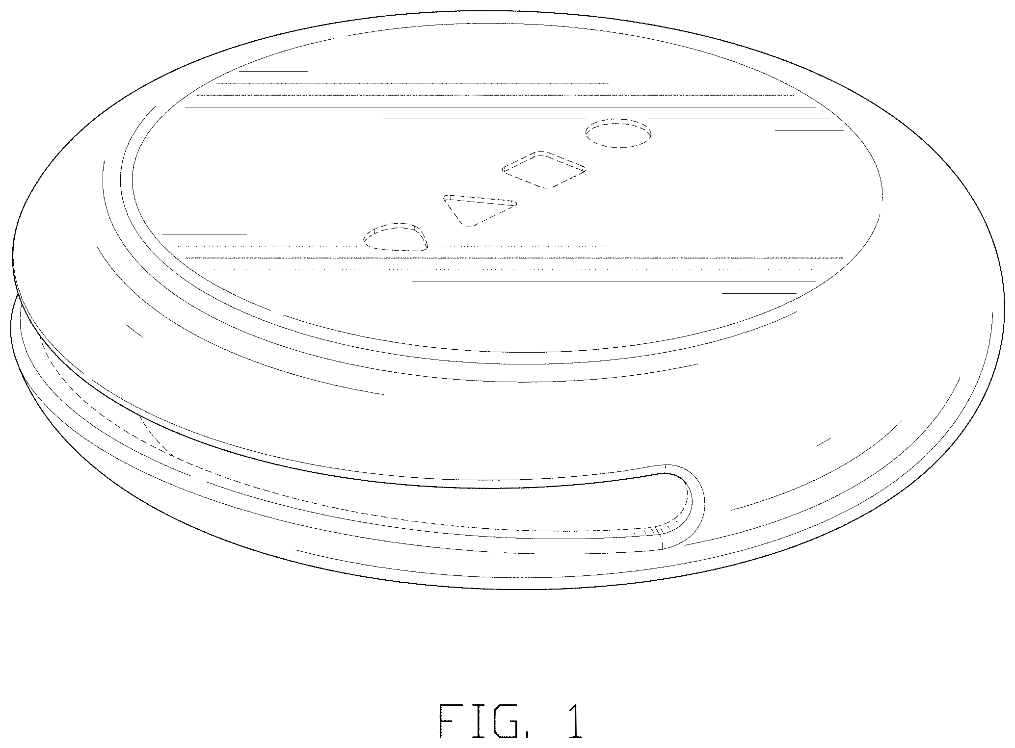 Patent USD1001498 — Makeup bag — Figure 1