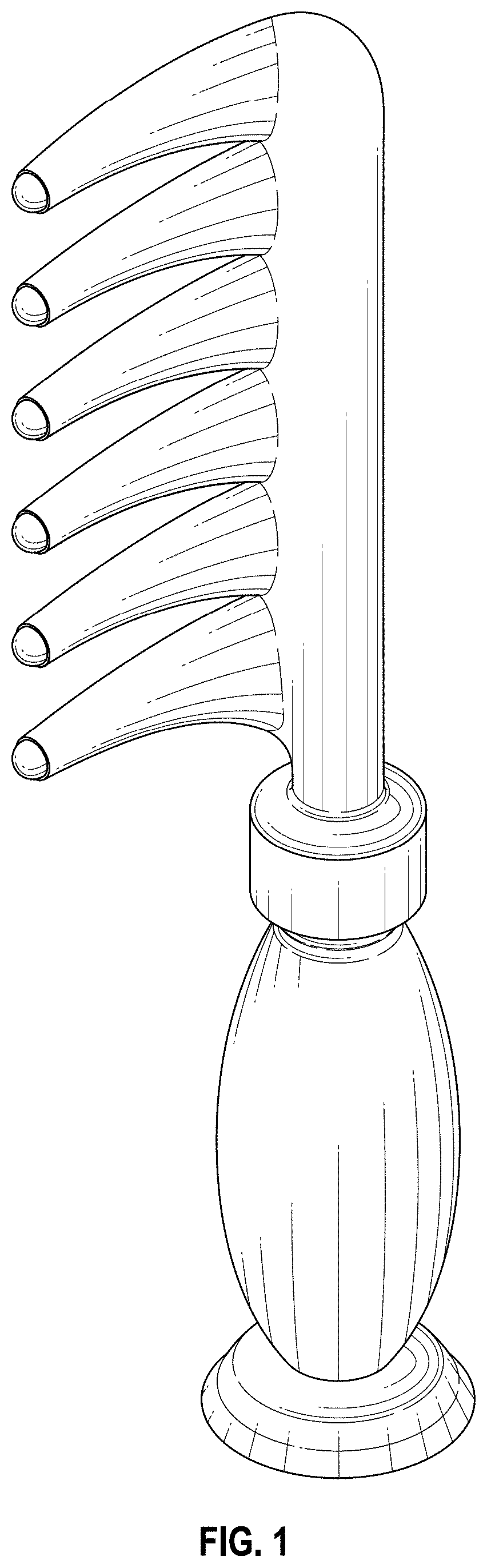 Patent USD1001507 Figure 1 – Fluid-dispensing comb
