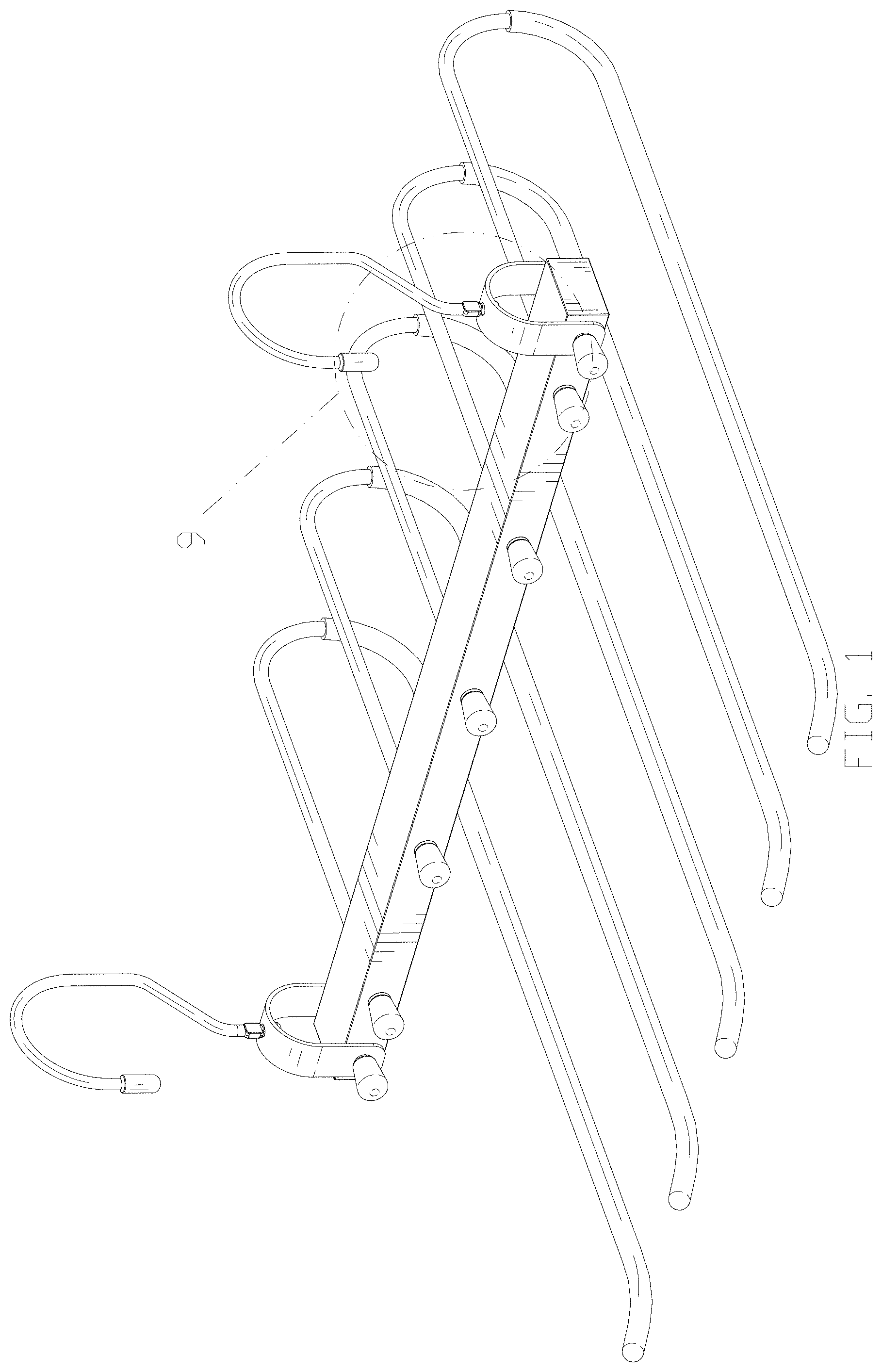 Patent USD1001515 — Trouser hanger — Figure 1