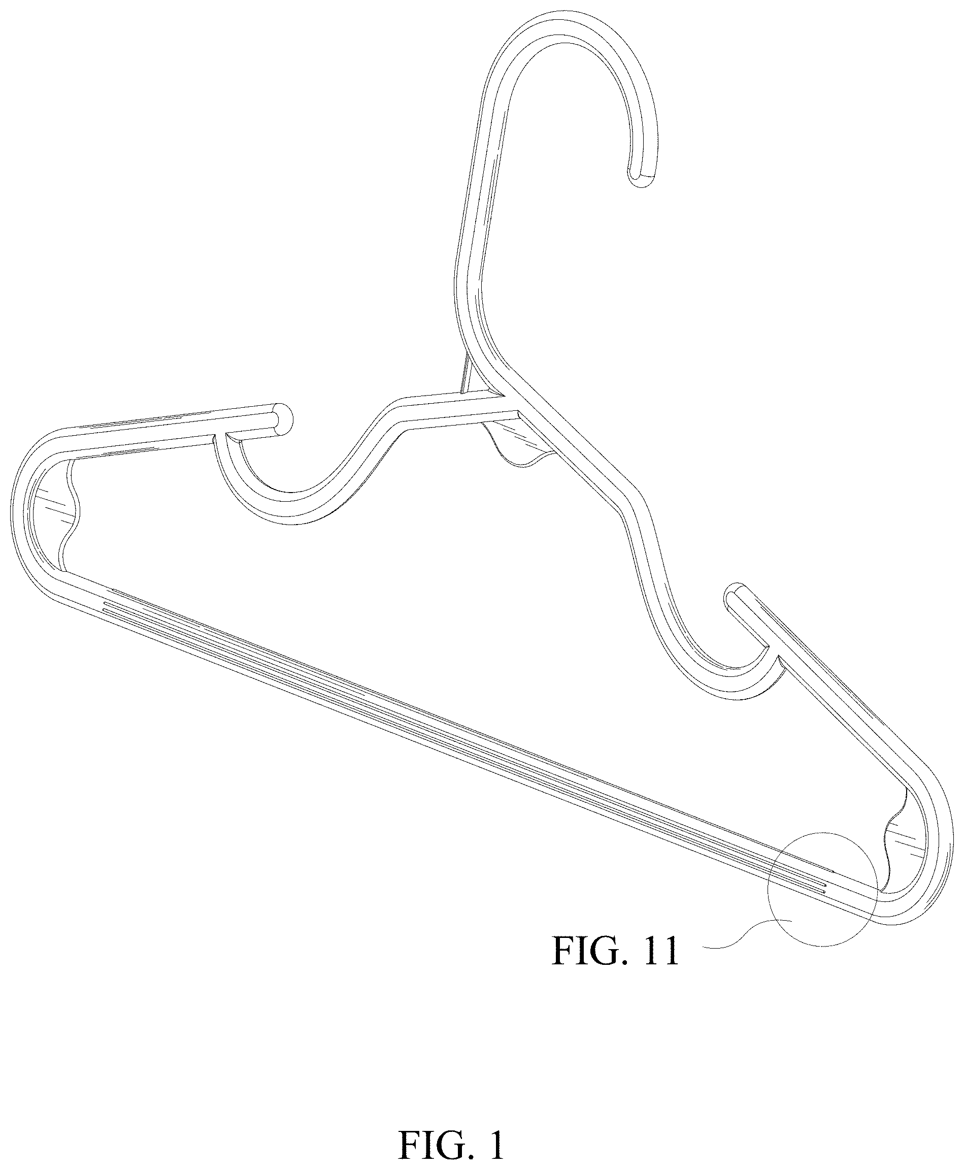 Patent USD1001516 — Coat hanger — Figure 1
