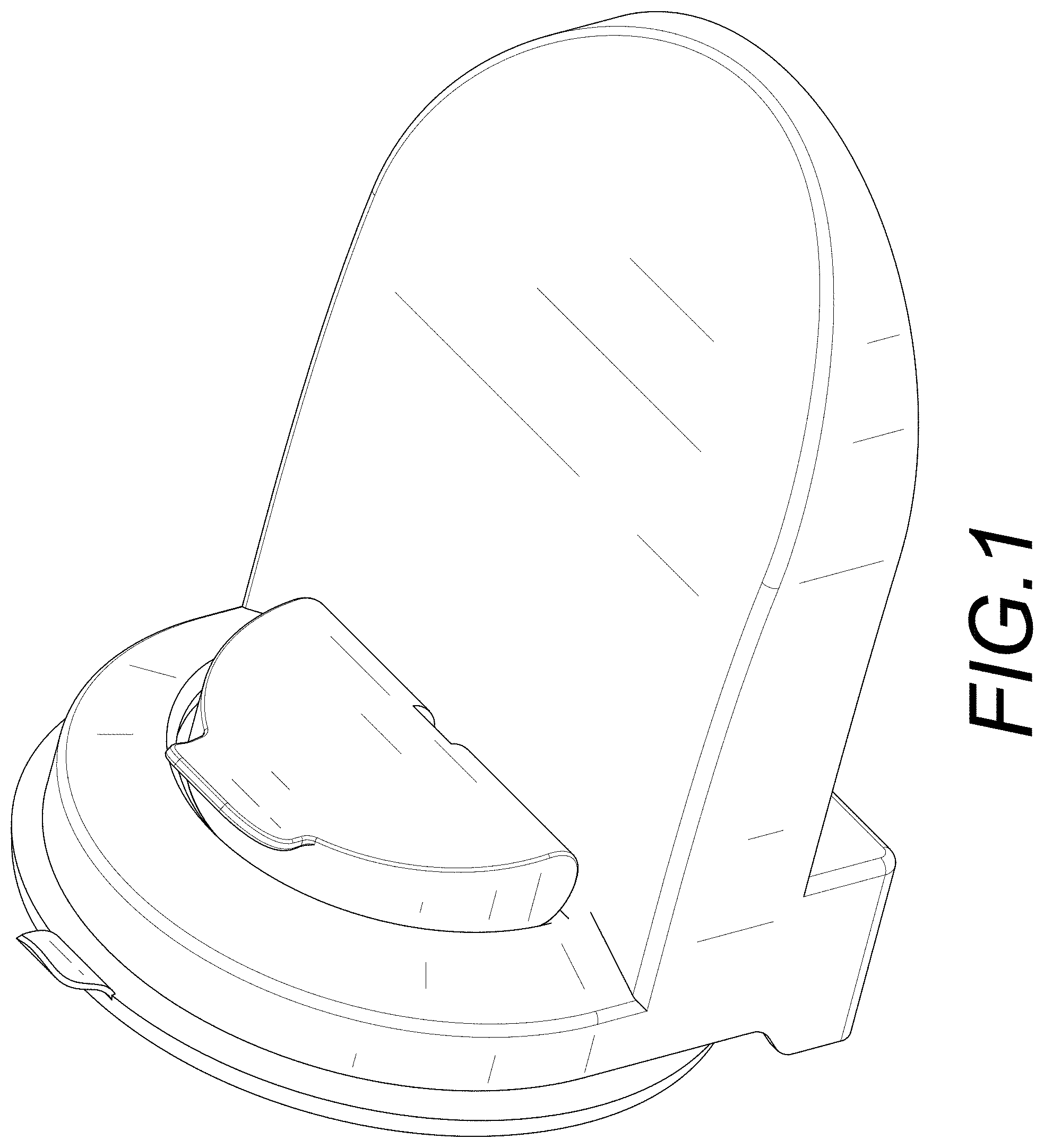 Patent USD1001523 — Foot rest — Figure 1