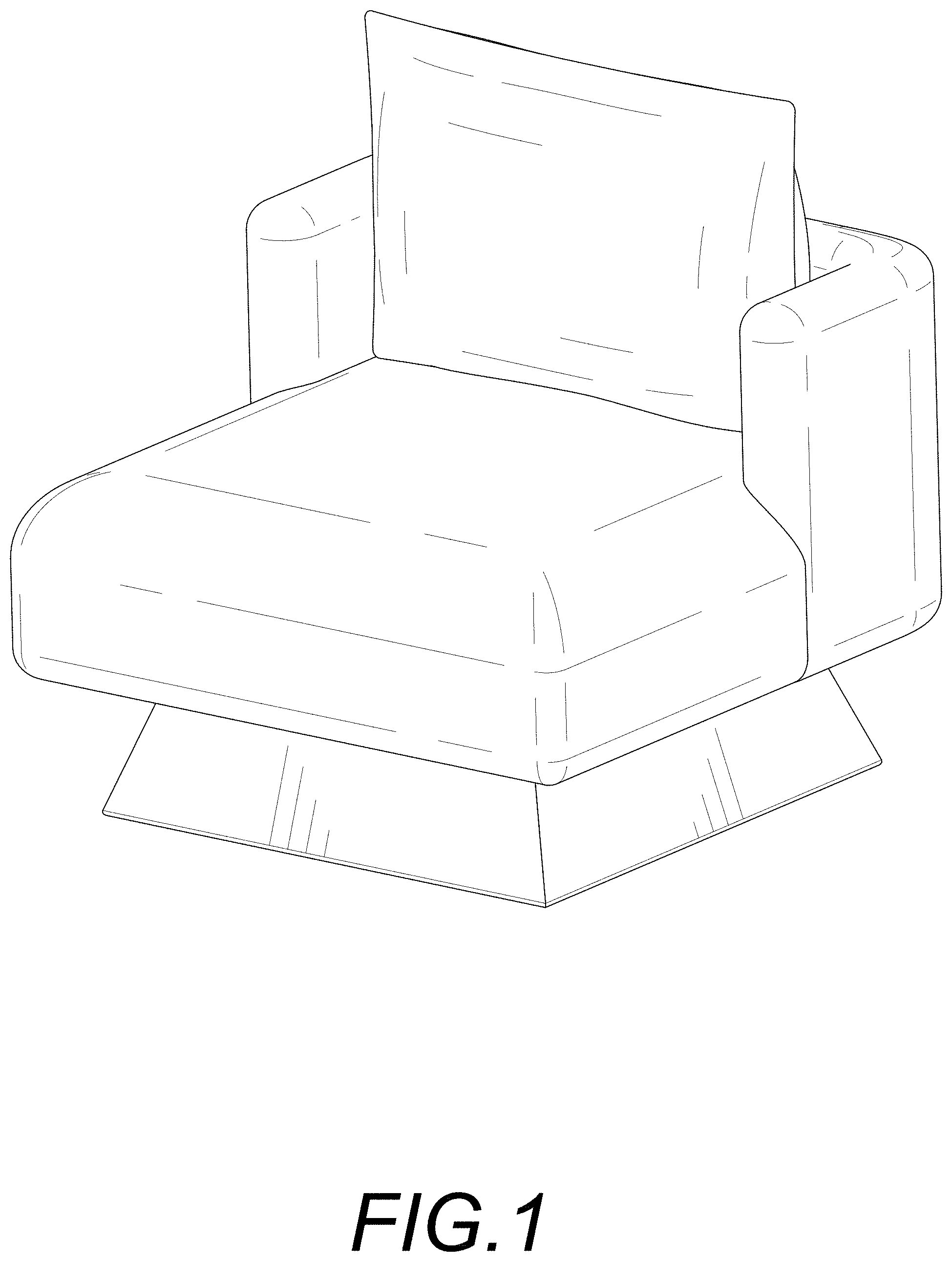 Patent USD1001525 — Sofa — Figure 1