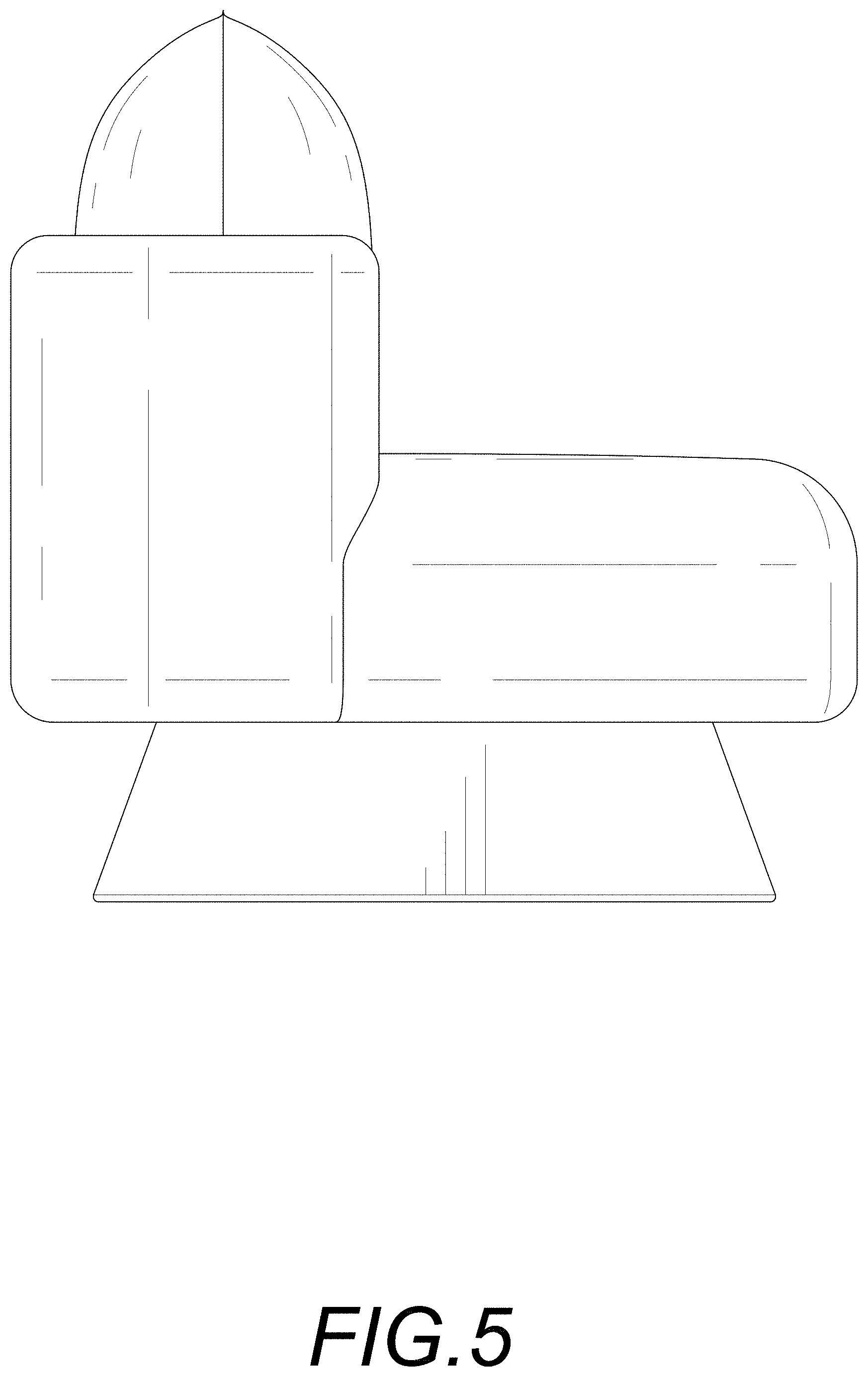 Patent USD1001525 Figure 5 – Sofa