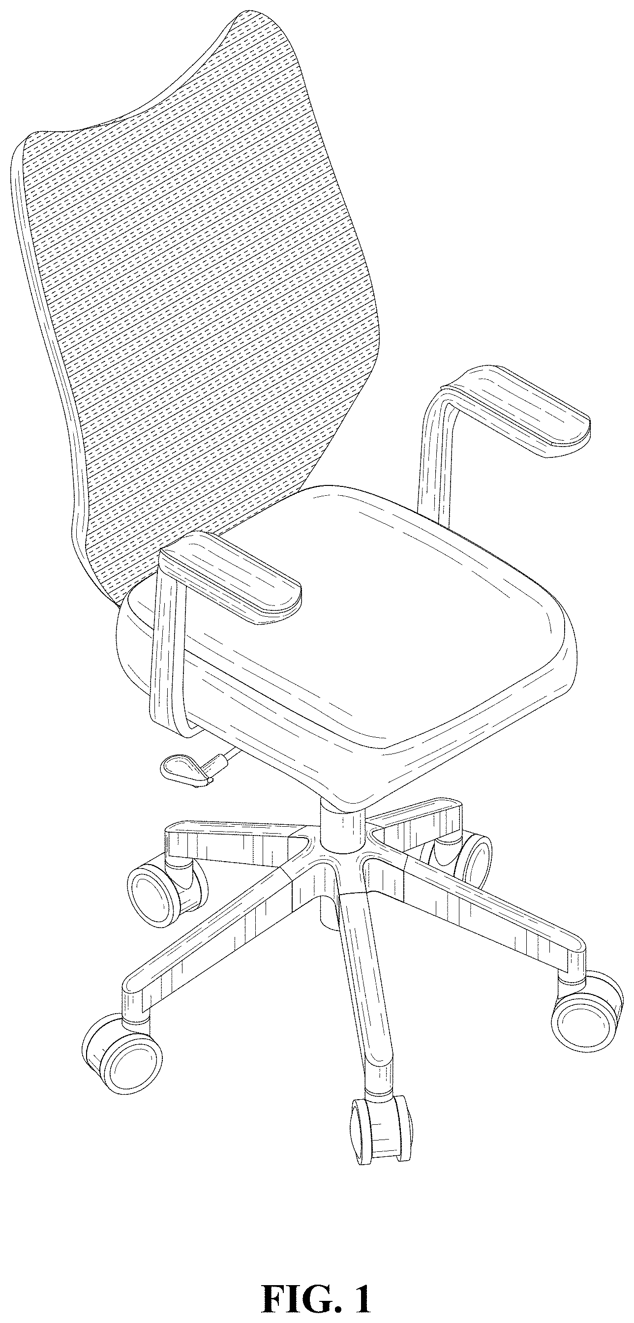 Patent USD1001527 — Office chair — Figure 1