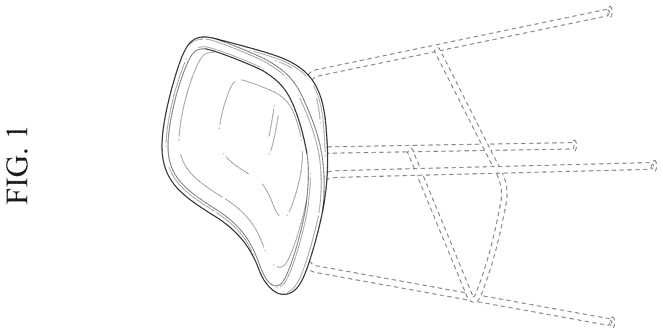Patent USD1001528 — Chair — Figure 1