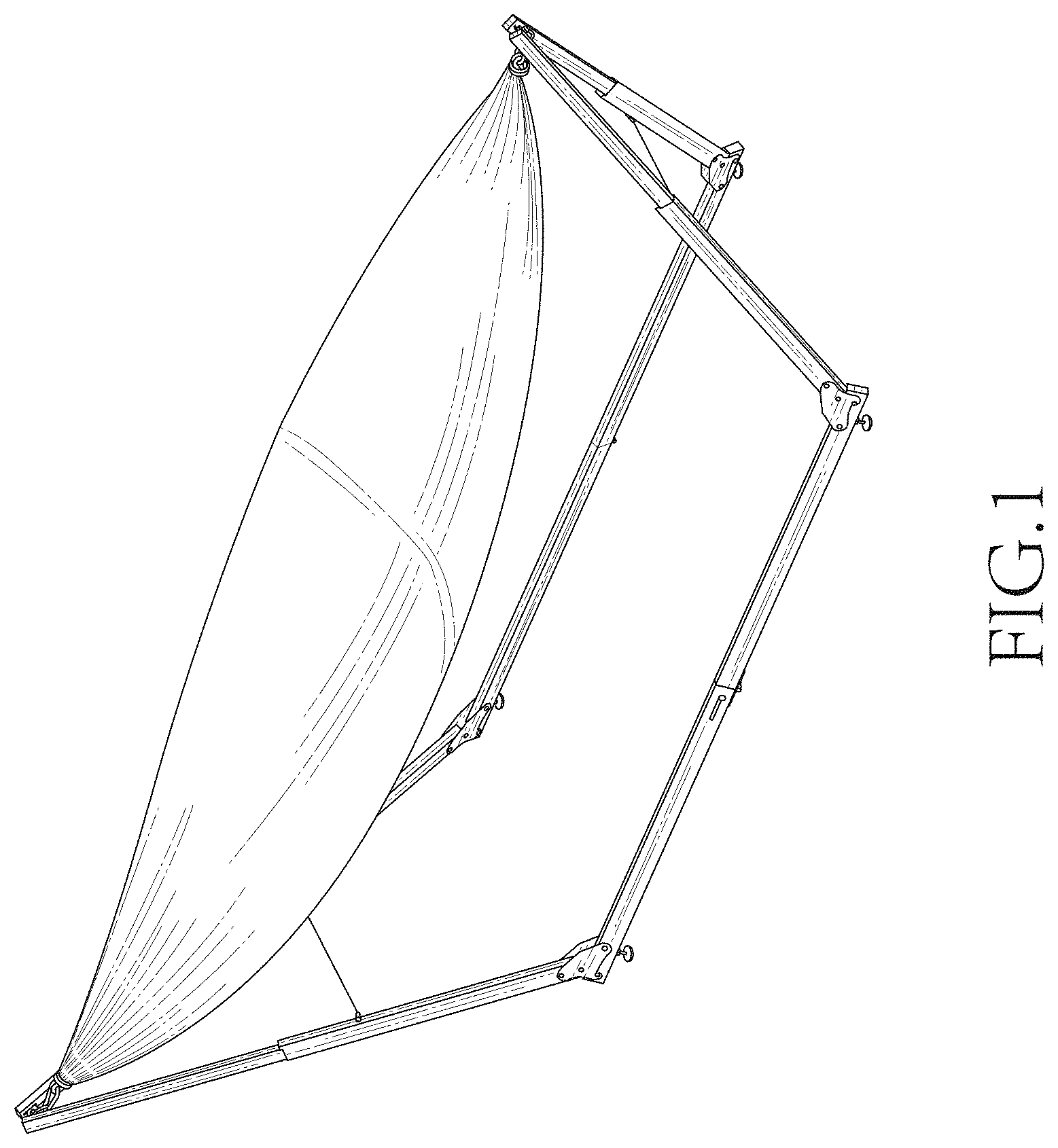 Patent USD1001530 — Hammock stand — Figure 1