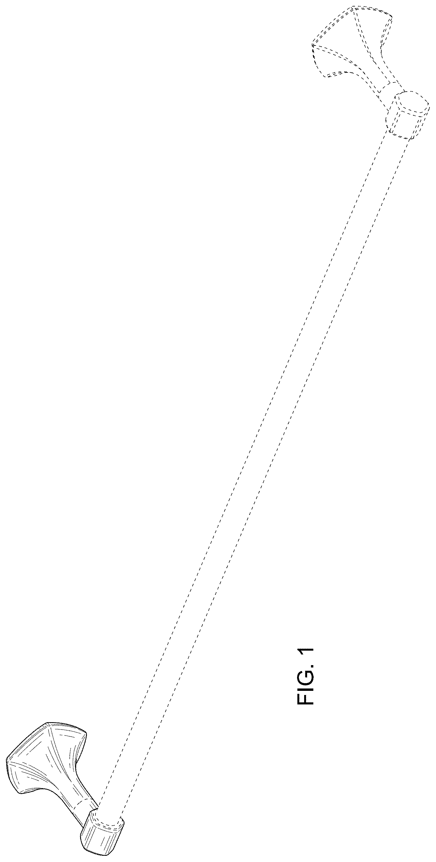 Patent USD1001543 Figure 1 – Towel bar