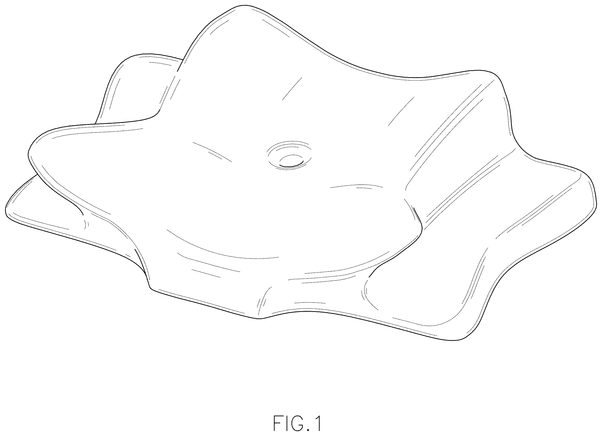 Patent USD1001552 — Pillow — Figure 1