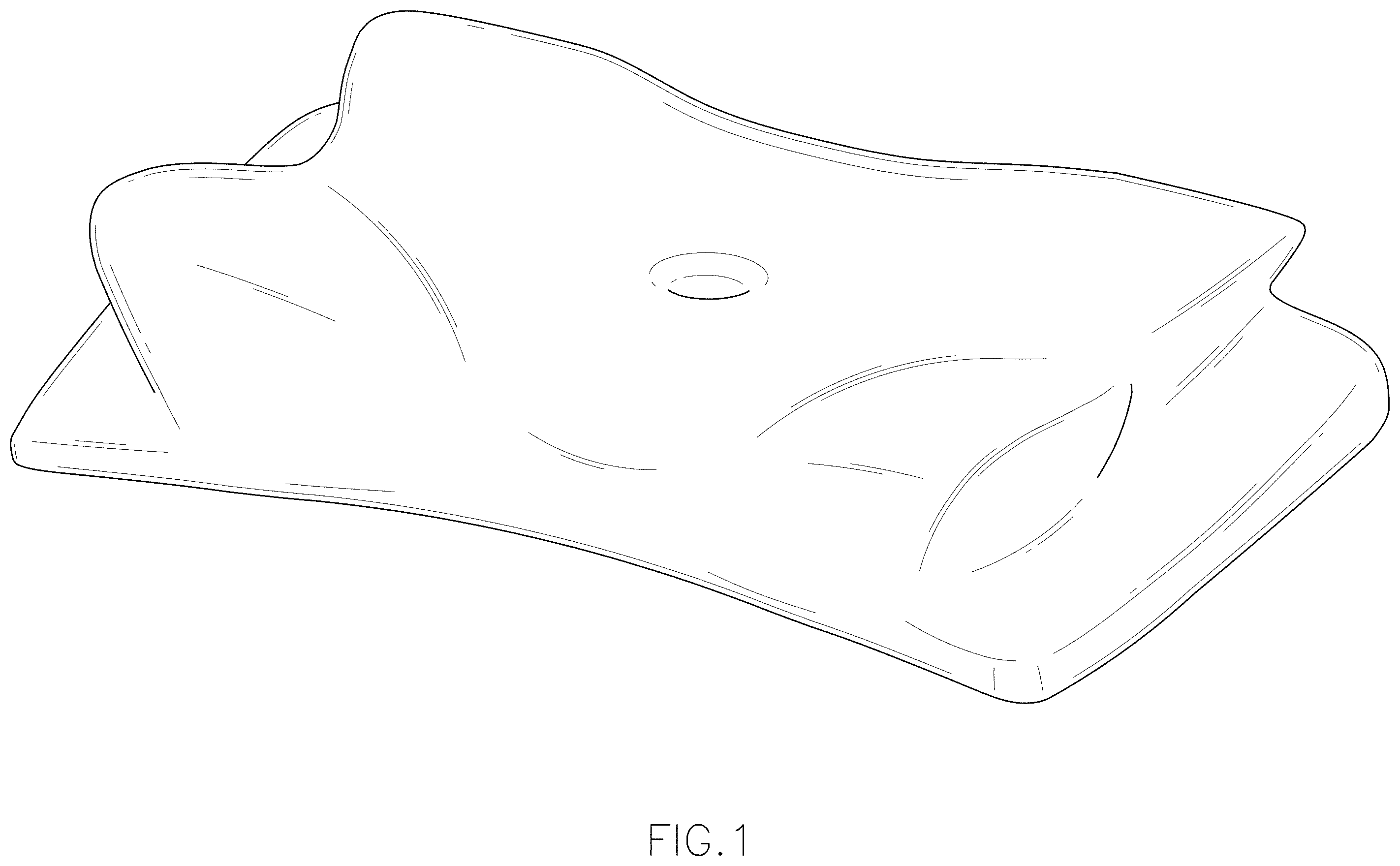 Patent USD1001554 — Butterfly-shaped pillow — Figure 1