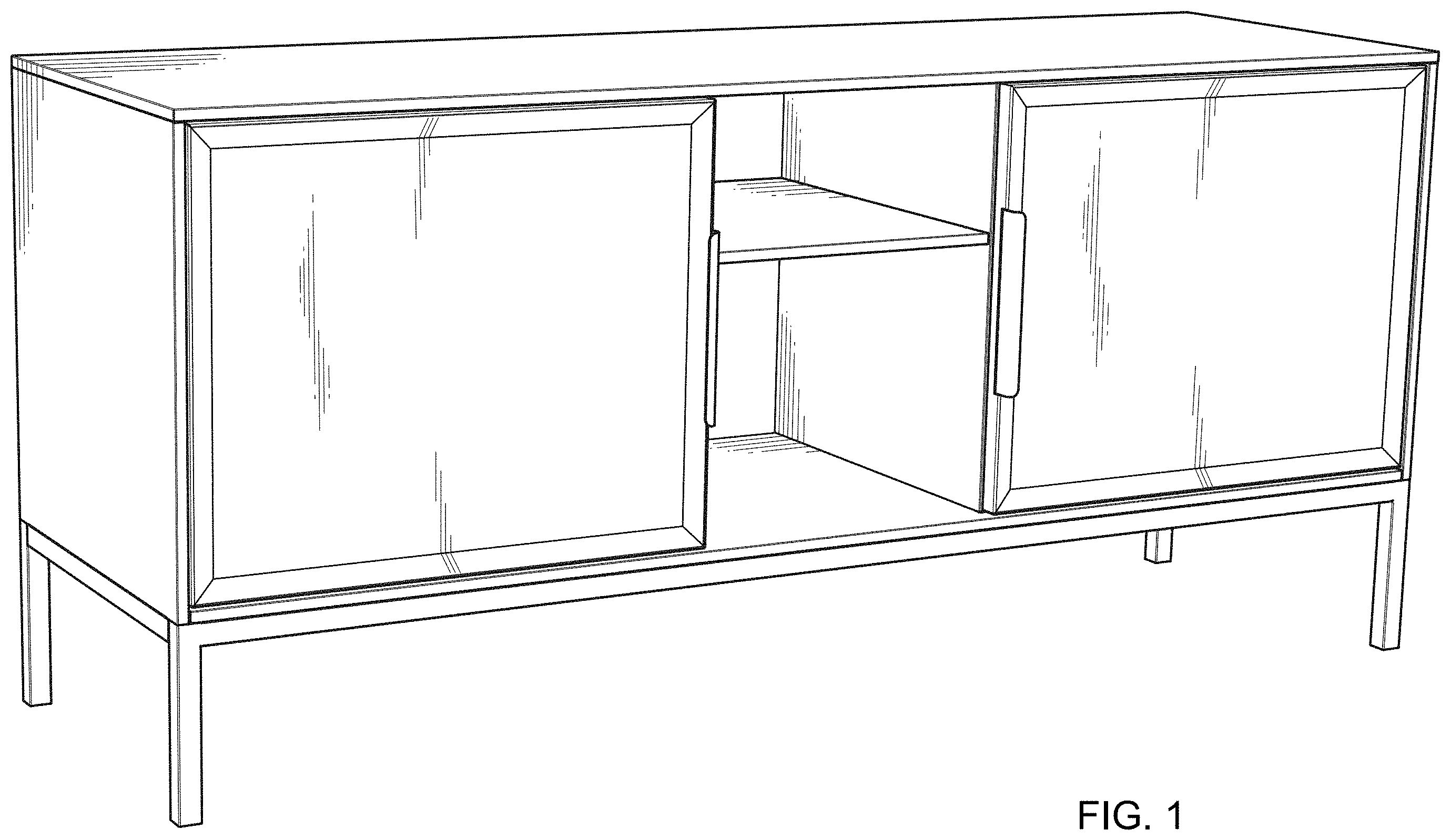 Patent USD1001556 — Cabinet — Figure 1