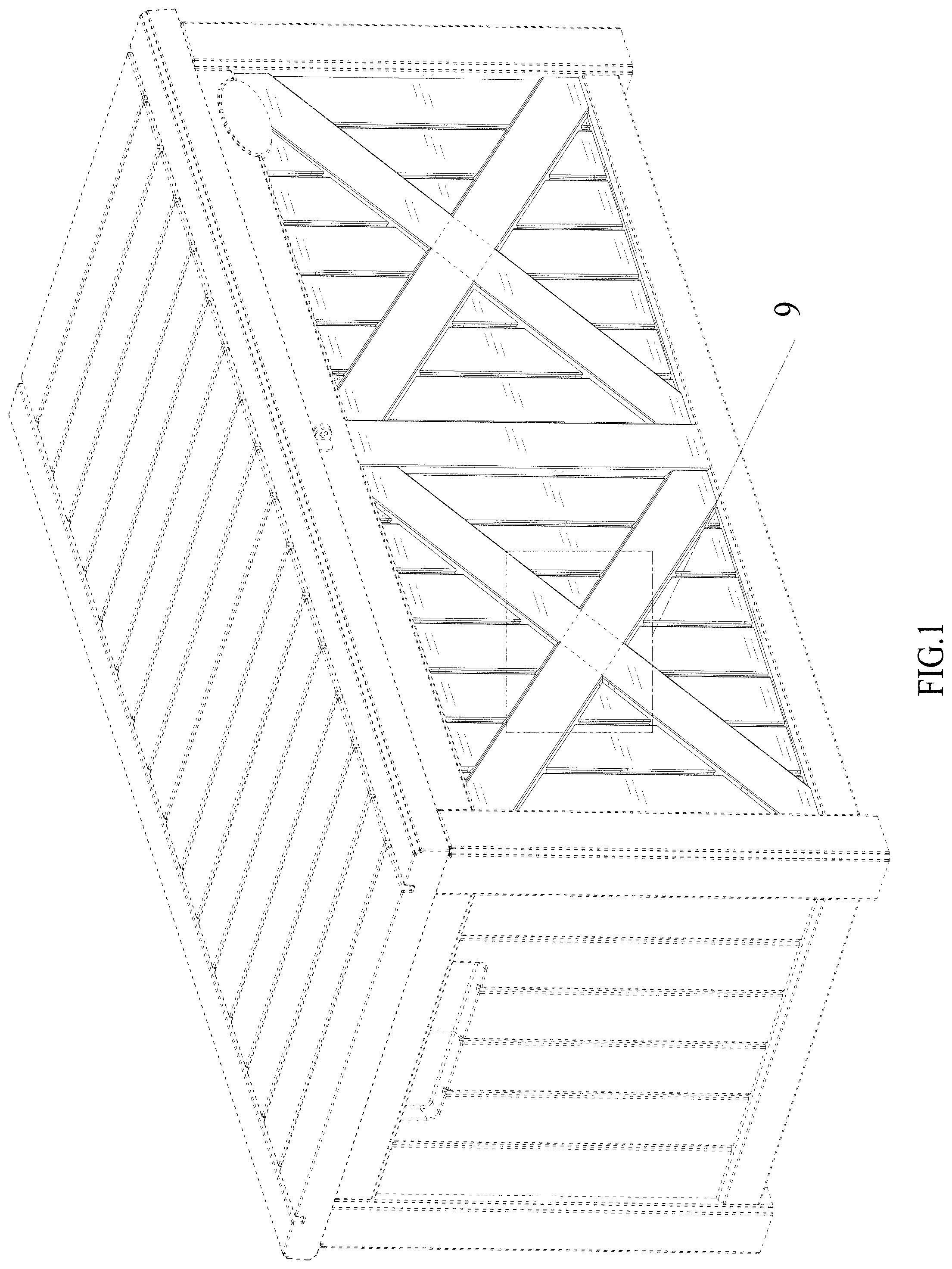 Patent USD1001557 — Deck box — Figure 1