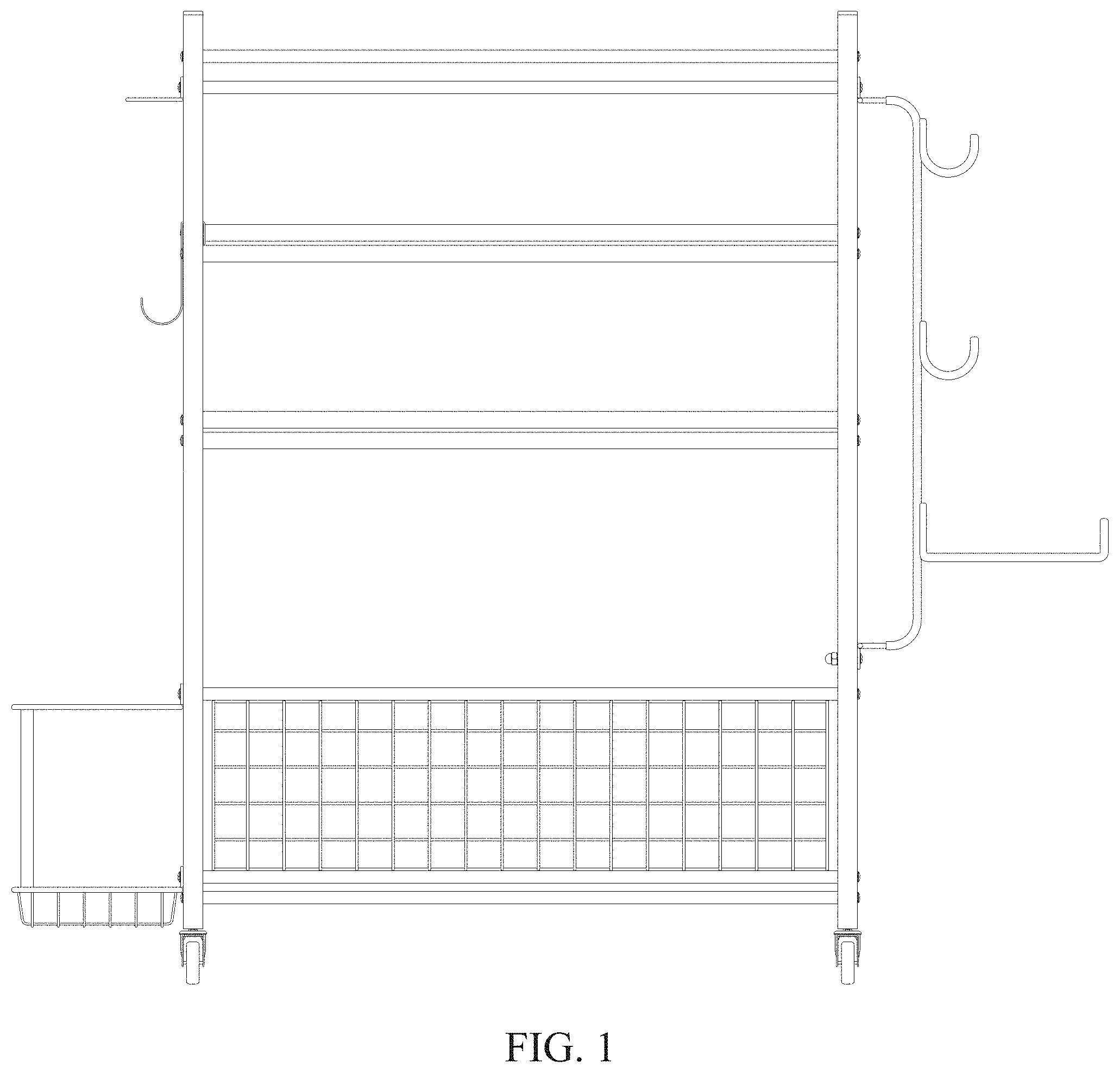 Patent USD1001561 — Storage rack — Figure 1