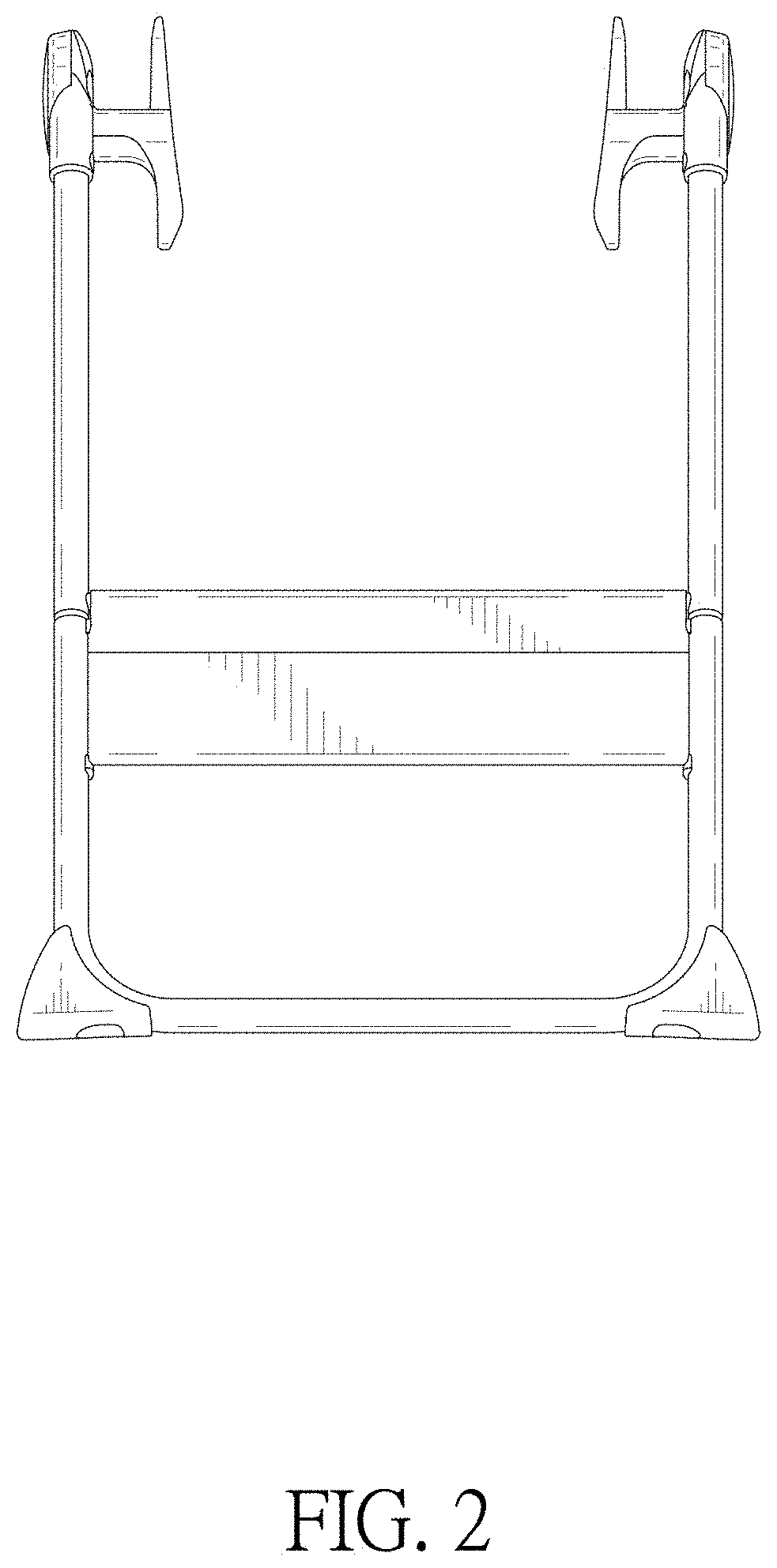 Patent USD1001564 Figure 2 – Support frame for carrycot