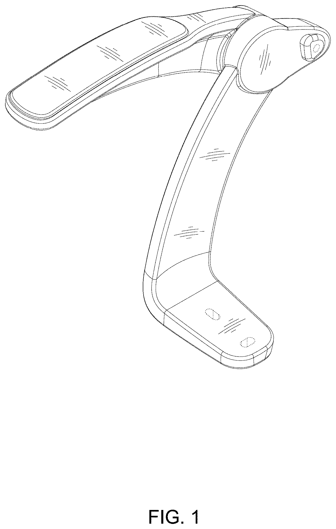 Patent USD1001565 — Armrest — Figure 1
