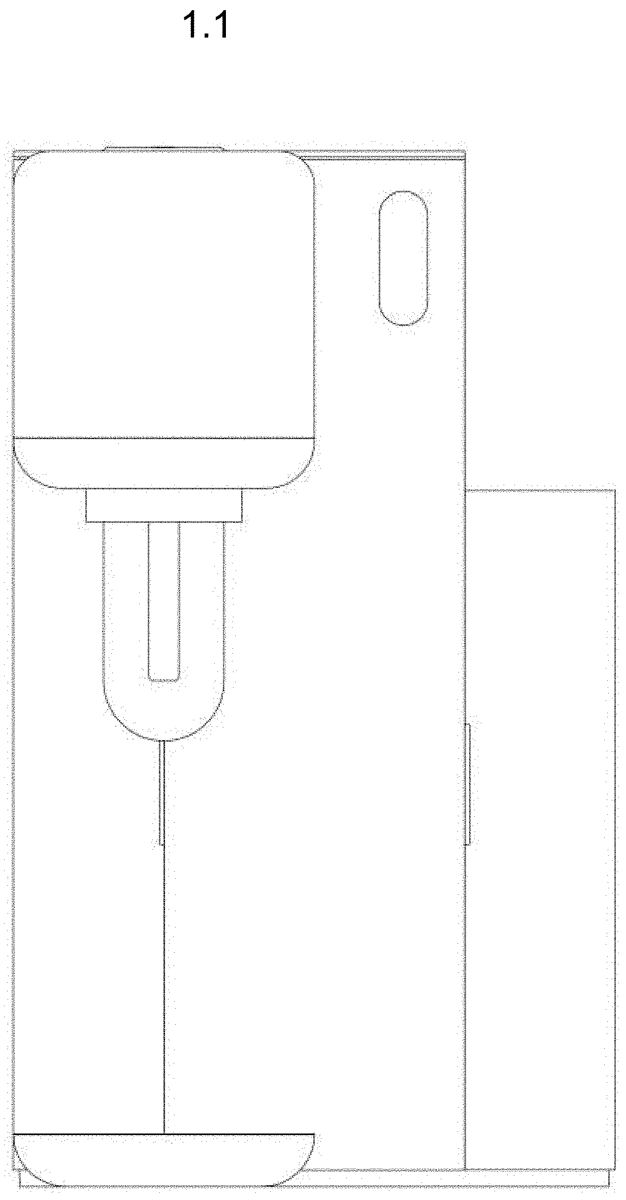 Patent USD1001567 — Water carbonation and enrichment apparatus unit — Figure 1