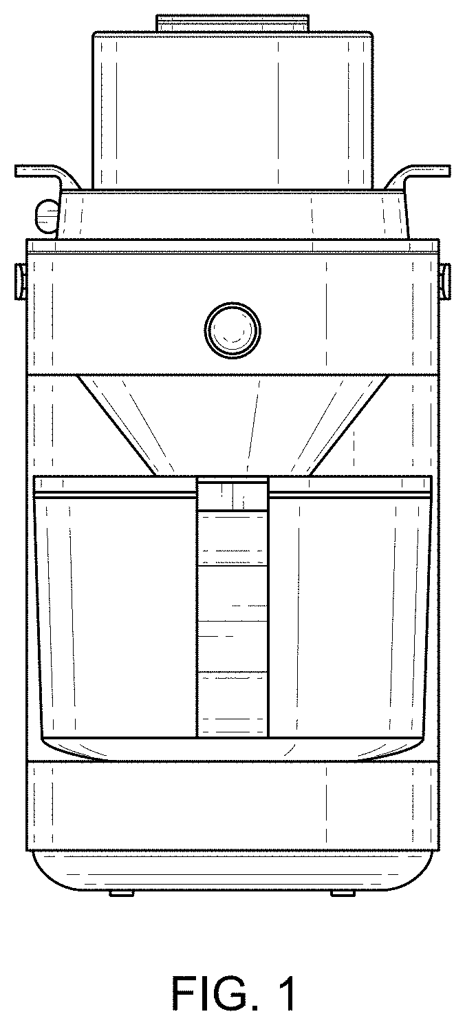 Patent USD1001573 Figure 1 – Food processor