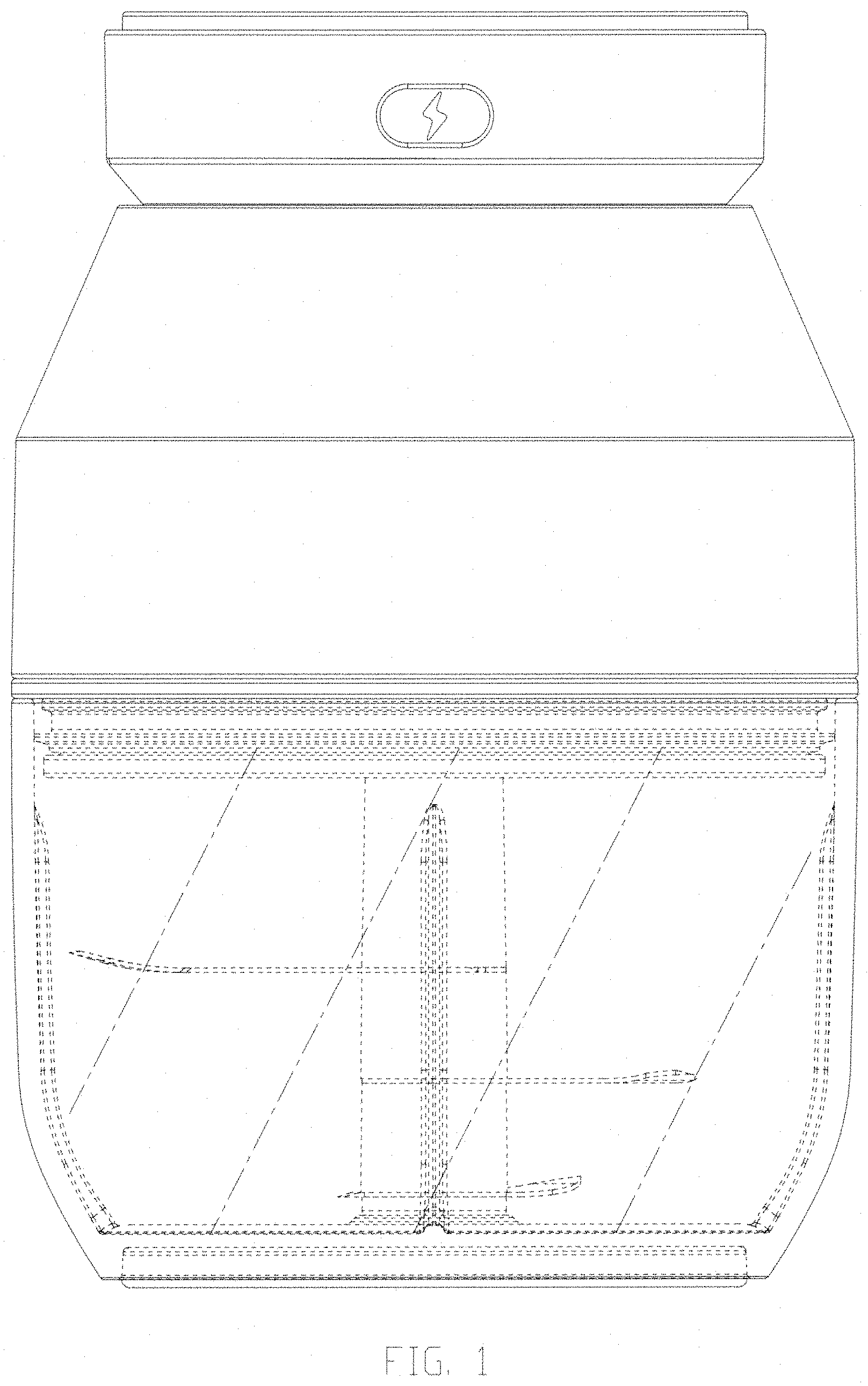 Patent USD1001574 — Electronic food processor — Figure 1