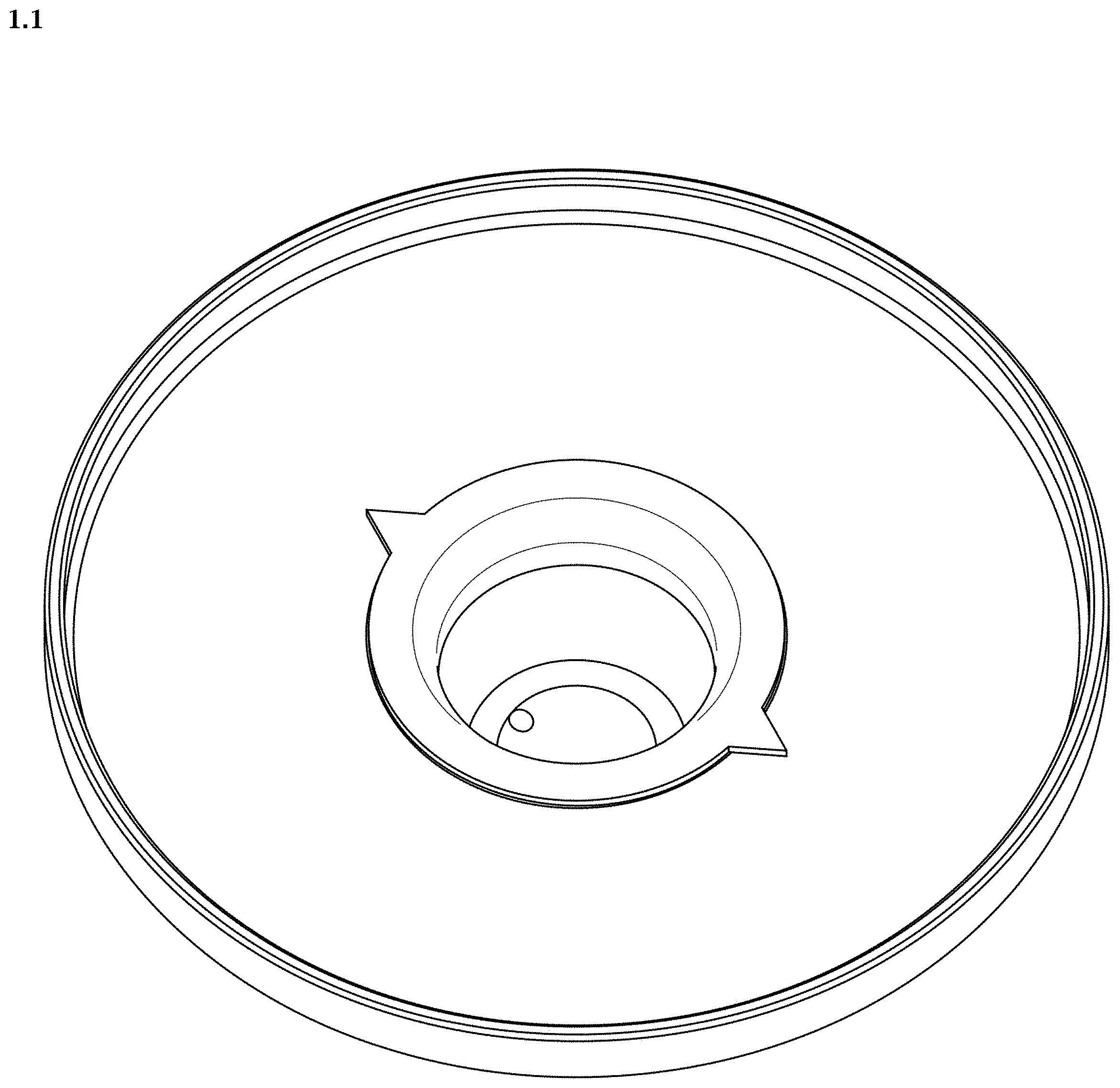 Patent USD1001577 — Coffee dripper holder — Figure 1