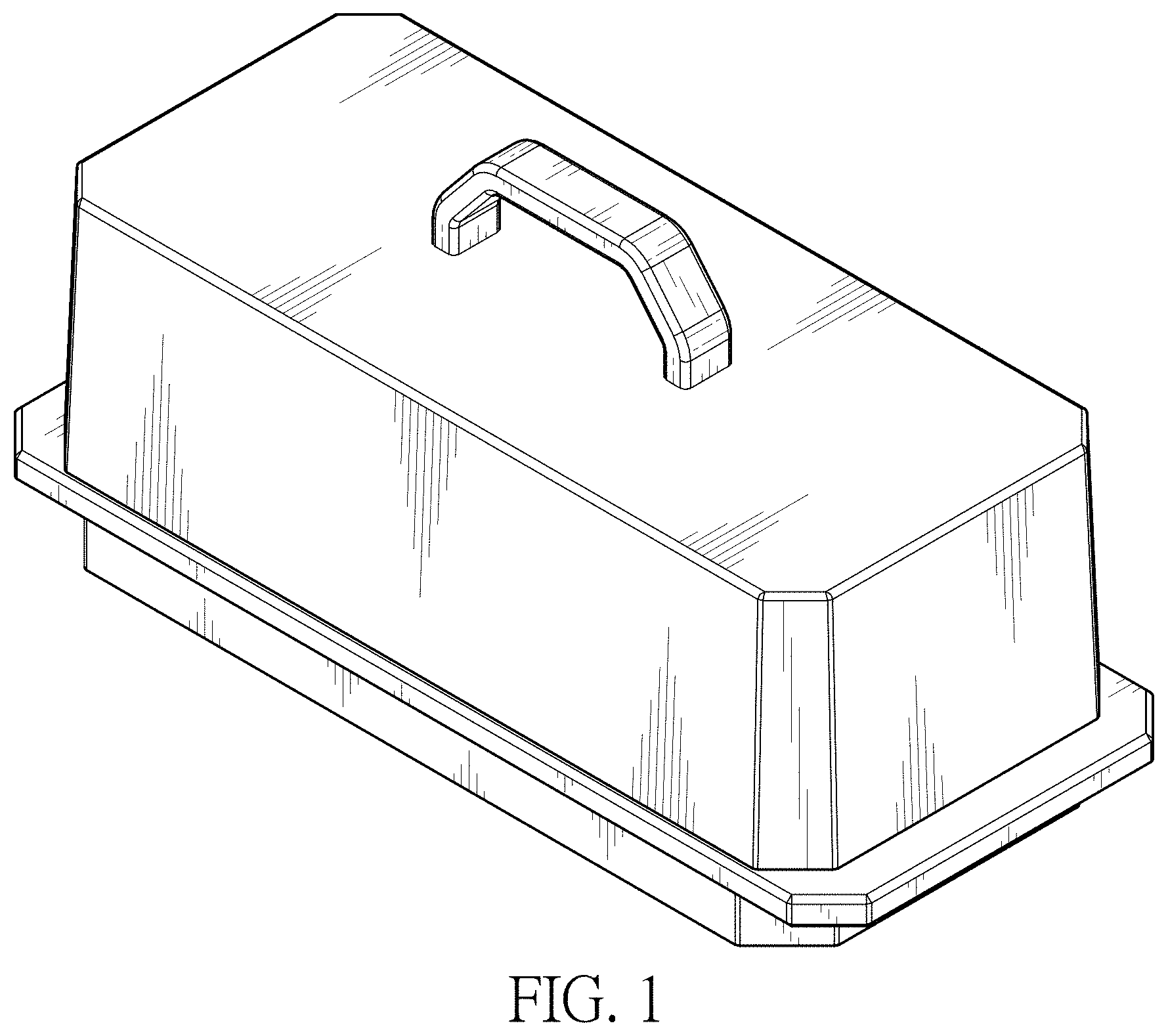 Patent USD1001579 — Butter dish and cover assembly — Figure 1