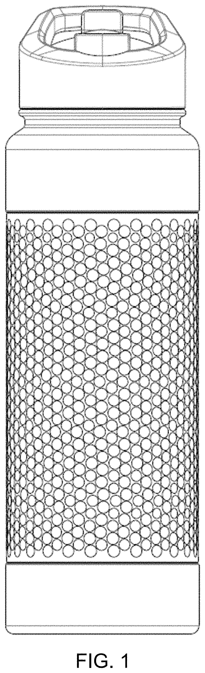 Patent USD1001582 — Golf-themed beverage container — Figure 1