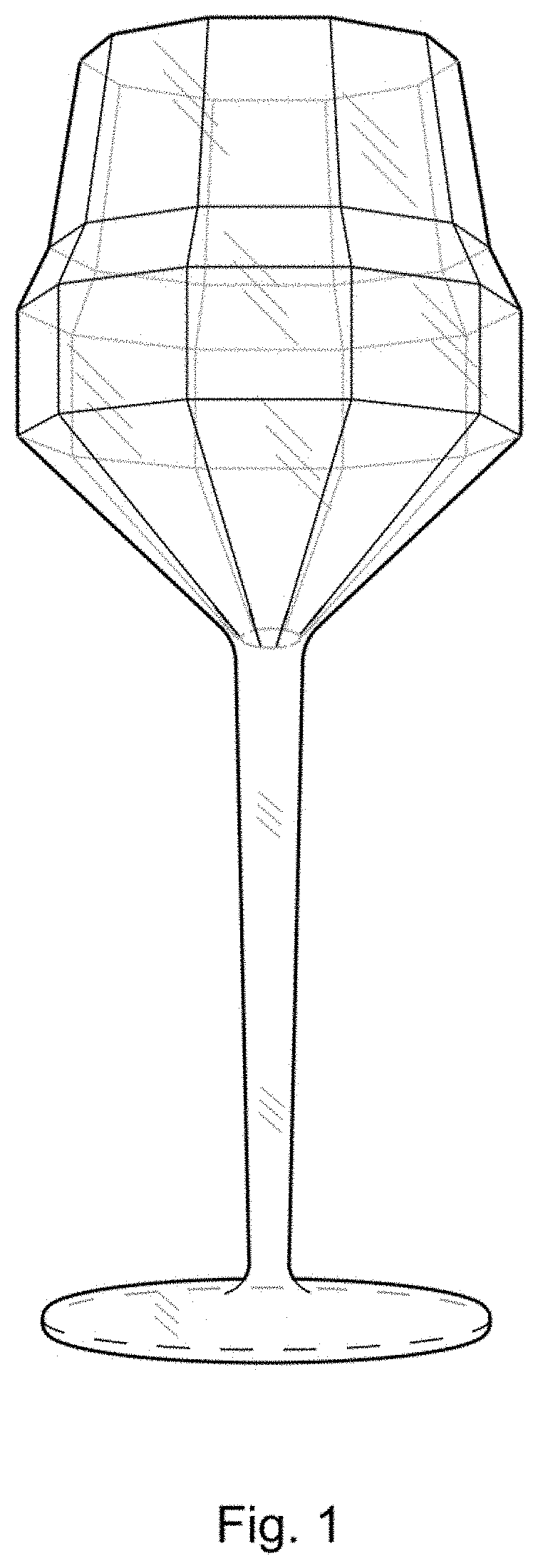 Patent USD1001585 — Beverage glass — Figure 1