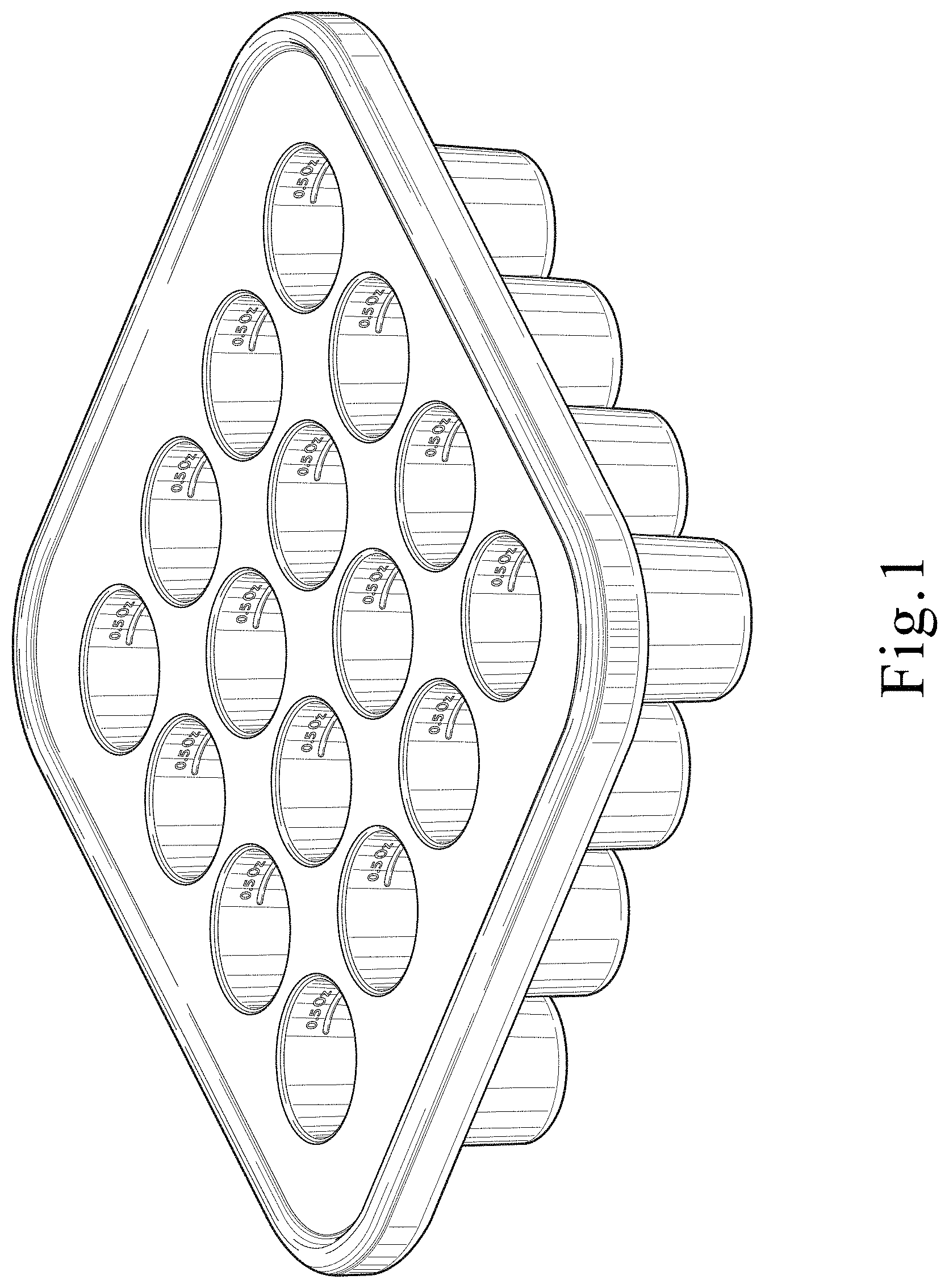 Patent USD1001587 — Tray — Figure 1