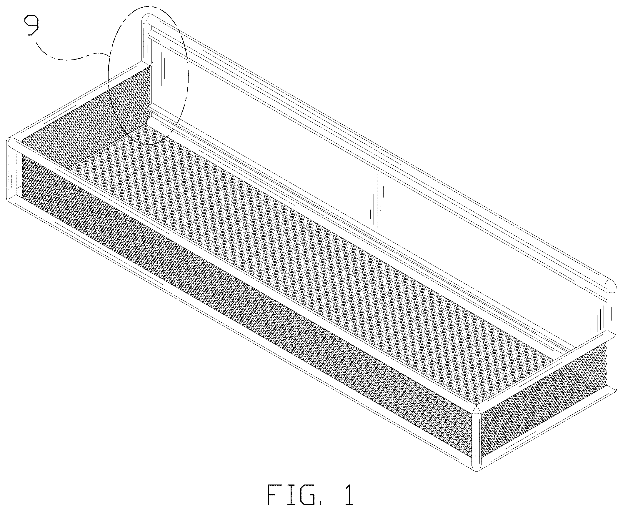 Patent USD1001588 — Magnetic spice rack — Figure 1