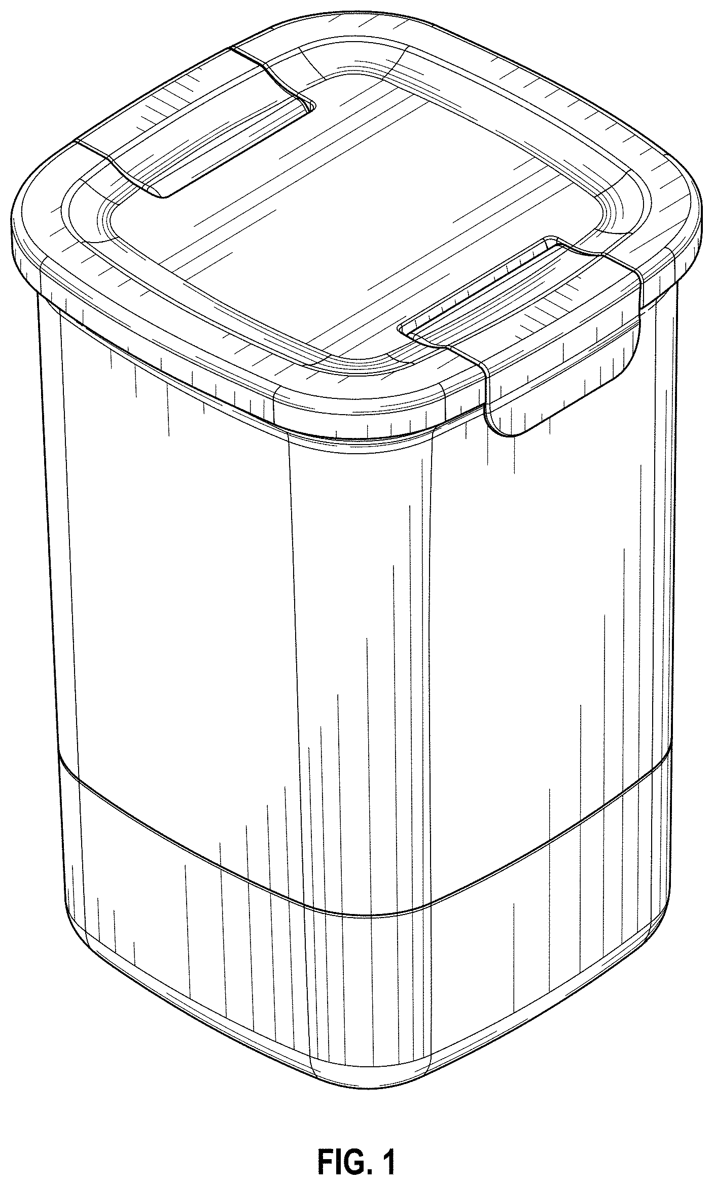 Patent USD1001590 — Sealable canister — Figure 1