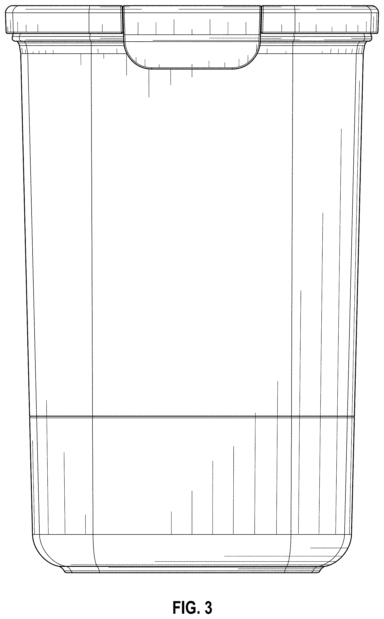 Patent USD1001590 Figure 3 – Sealable canister