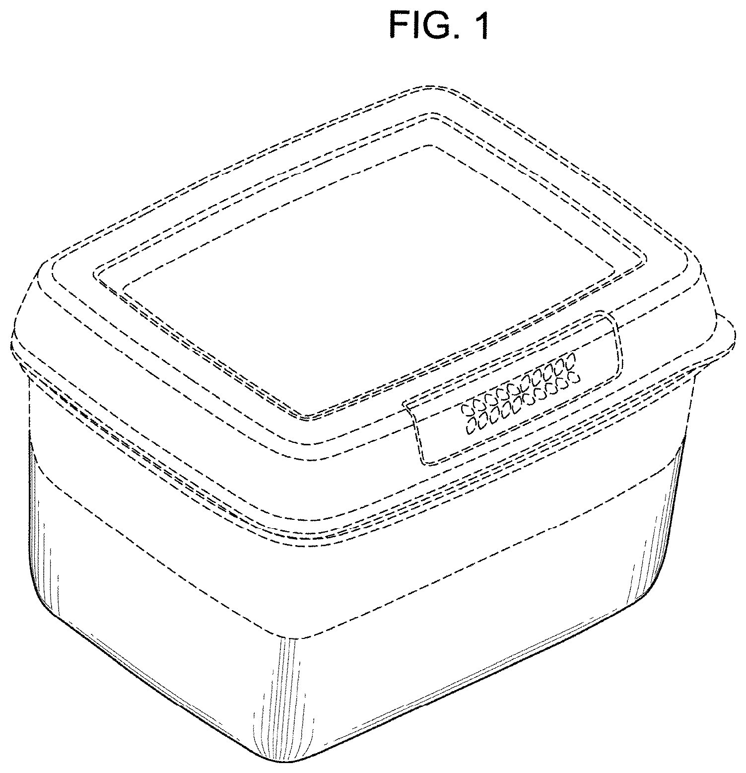 Patent USD1001593 — Food storage container — Figure 1