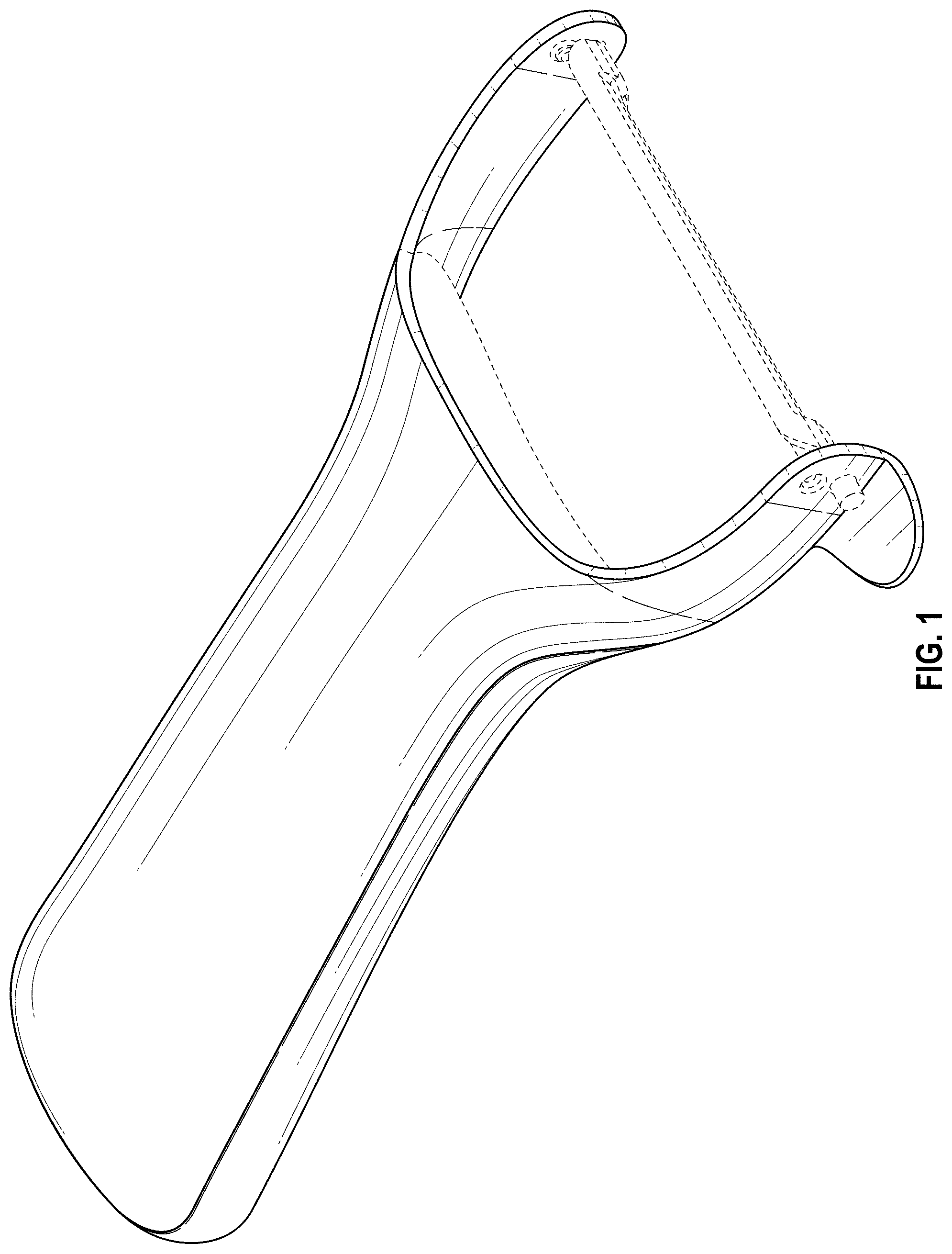 Patent USD1001596 Figure 1 – Peeler