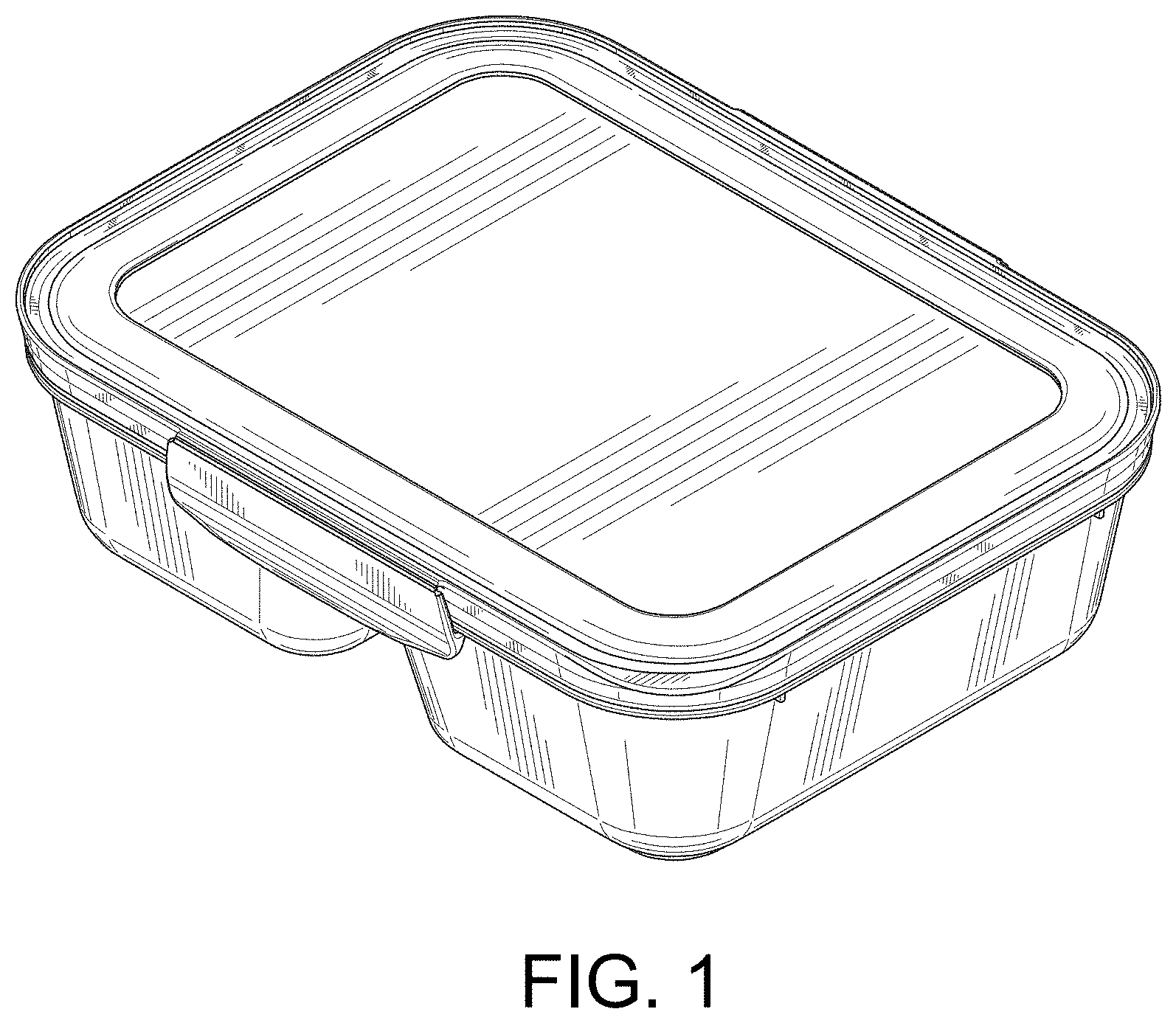 Patent USD1001597 — Lidded container — Figure 1