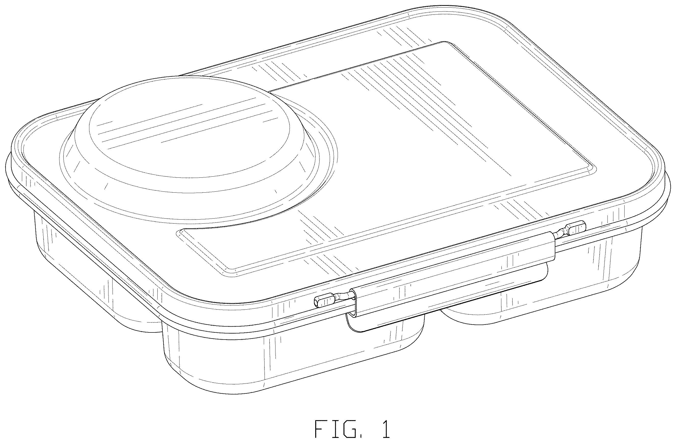 Patent USD1001598 — Lunch box — Figure 1