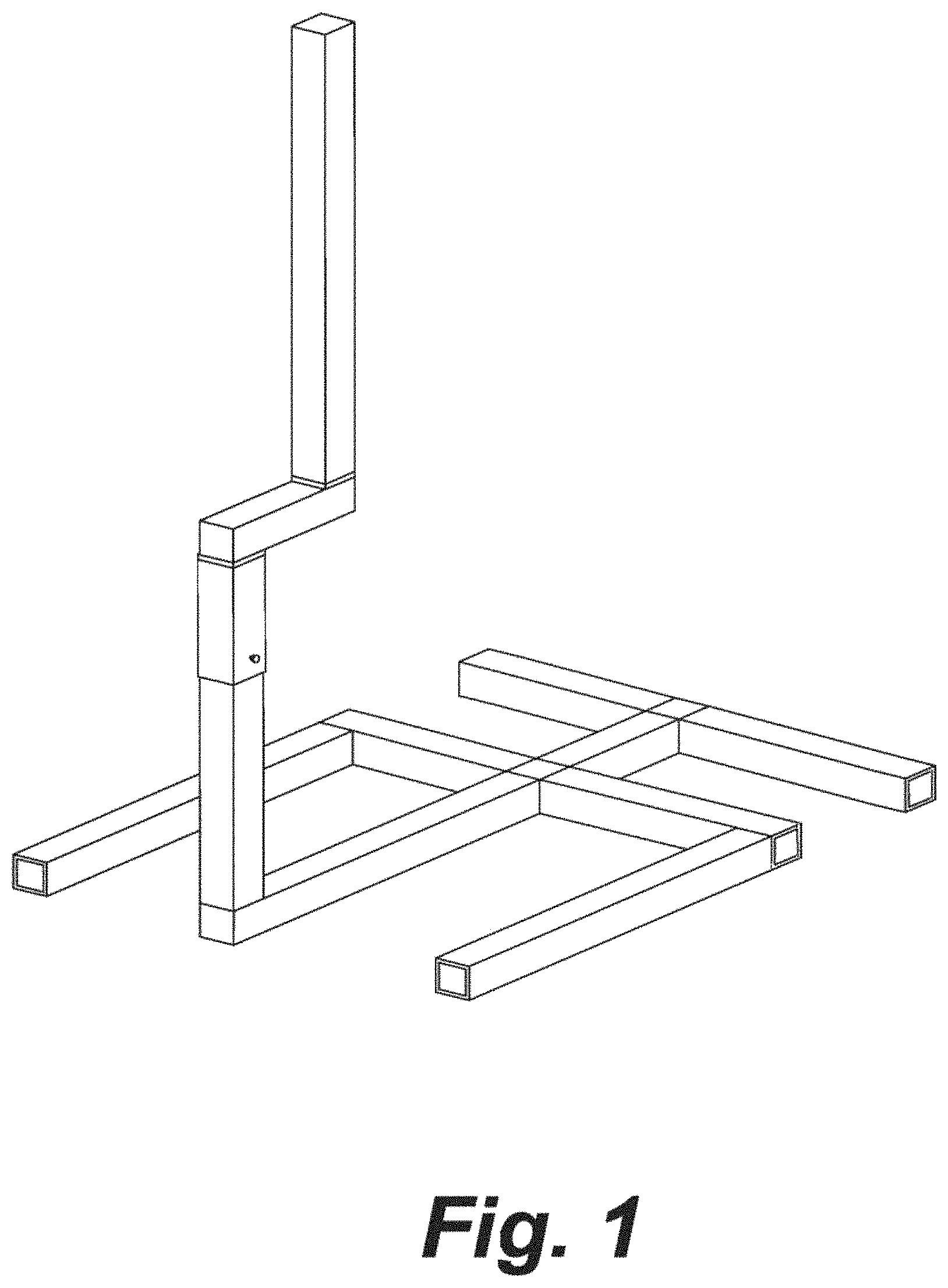 Patent USD1001599 — Tree and plant staking bar — Figure 1