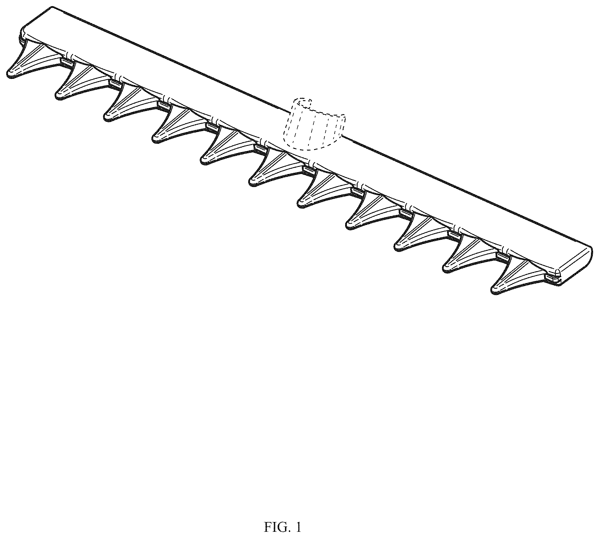 Patent USD1001600 — Rake head — Figure 1