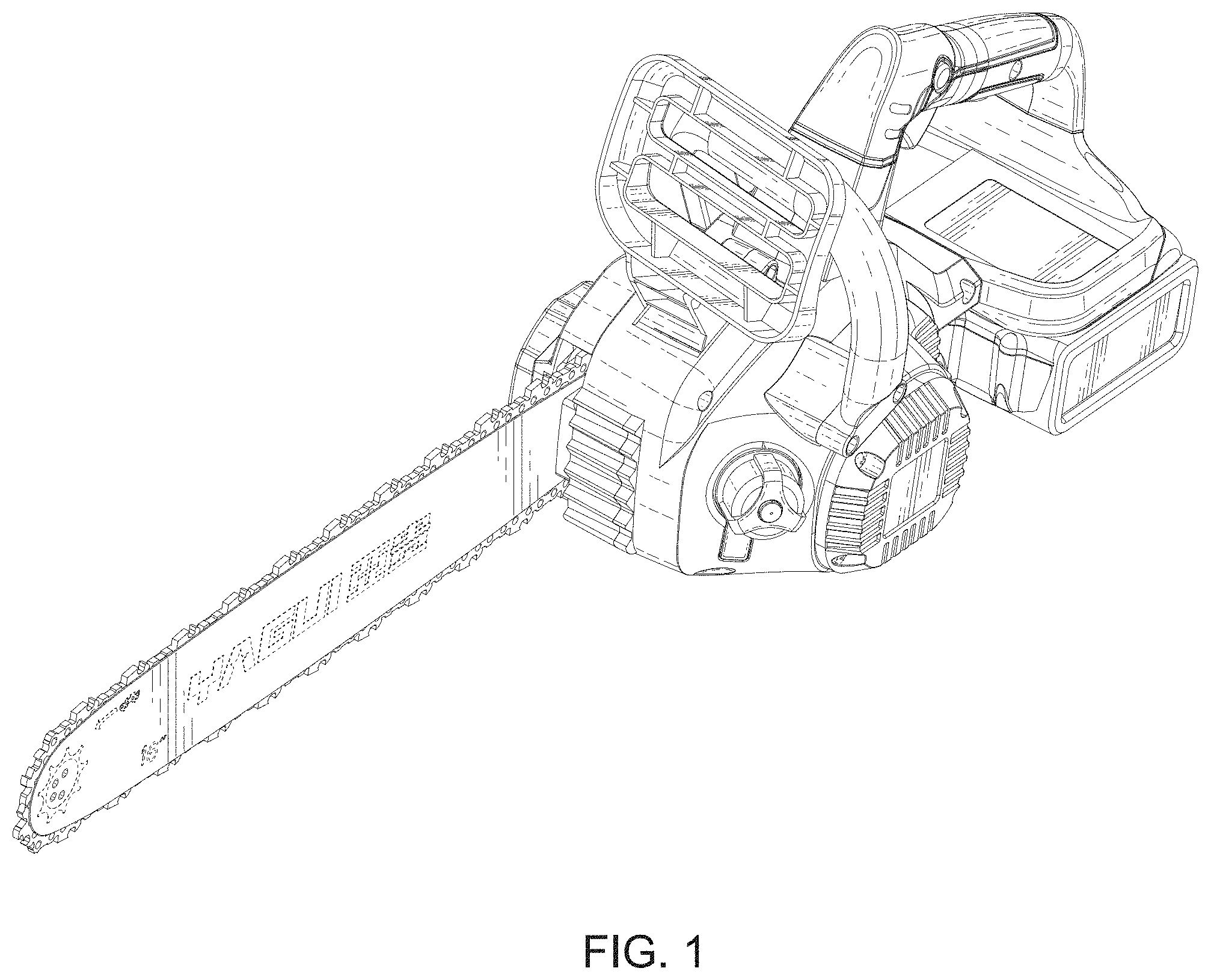 Patent USD1001607 — Chainsaw — Figure 1