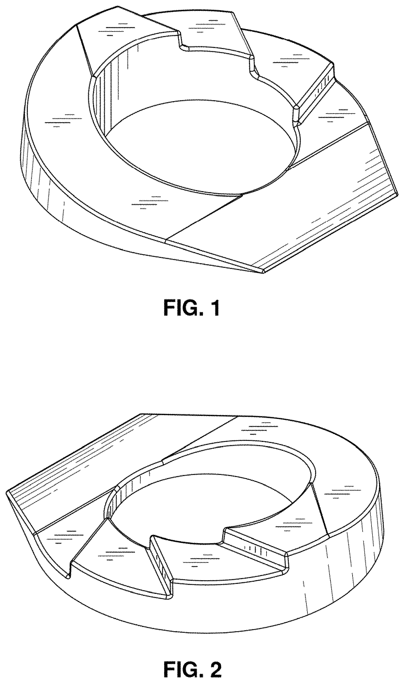 Patent USD1001618 — Circular wedge spacer — Figure 1