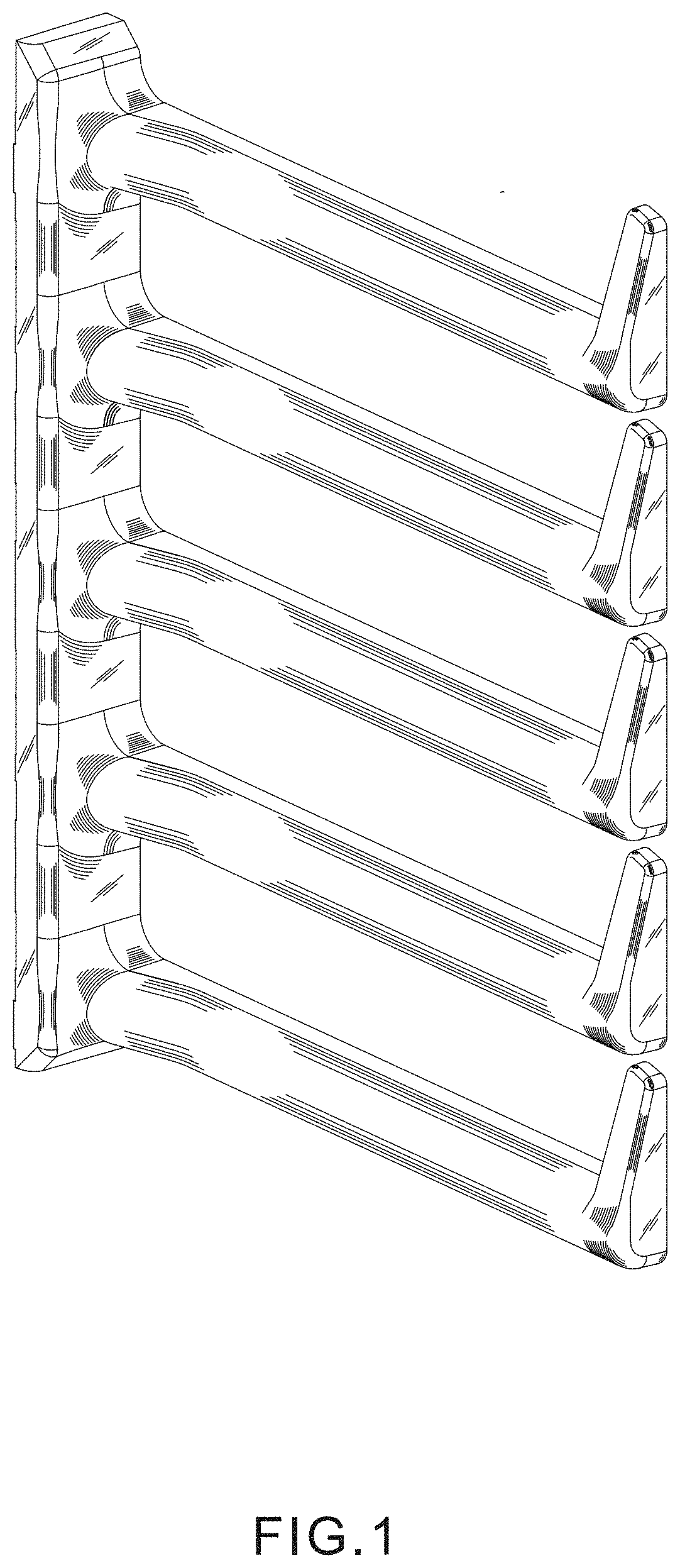 Patent USD1001621 — Cable management fingers — Figure 1